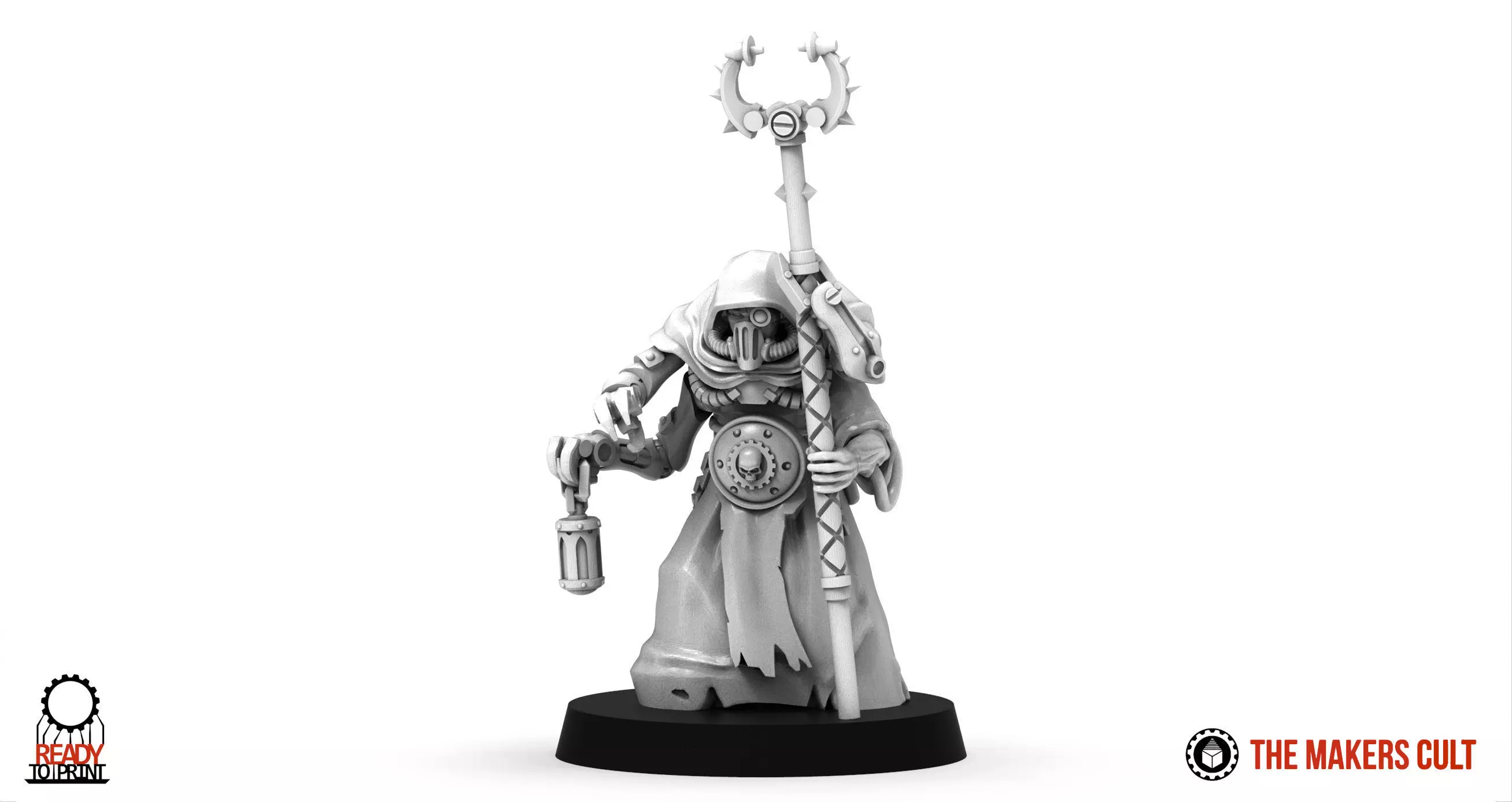 Dark Techno - Wandering Reclaimator Priest 3D print model_0