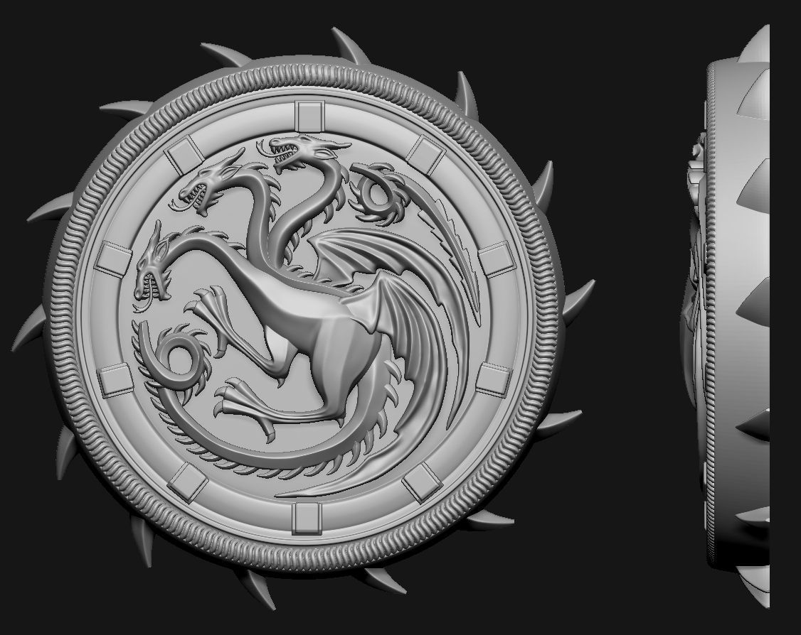 Game of Thrones coats of arms 3D print model_4