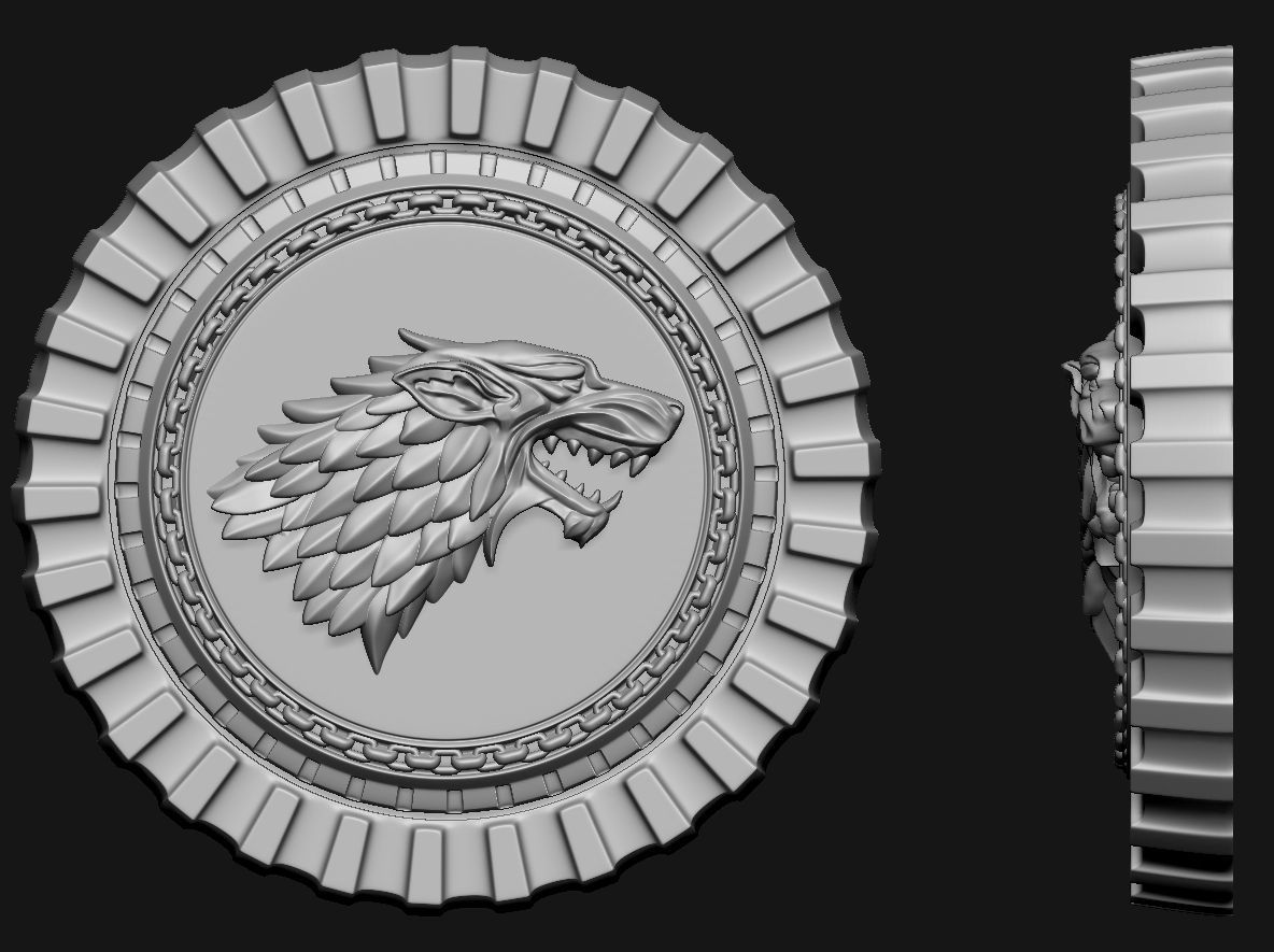 Game of Thrones coats of arms 3D print model_3