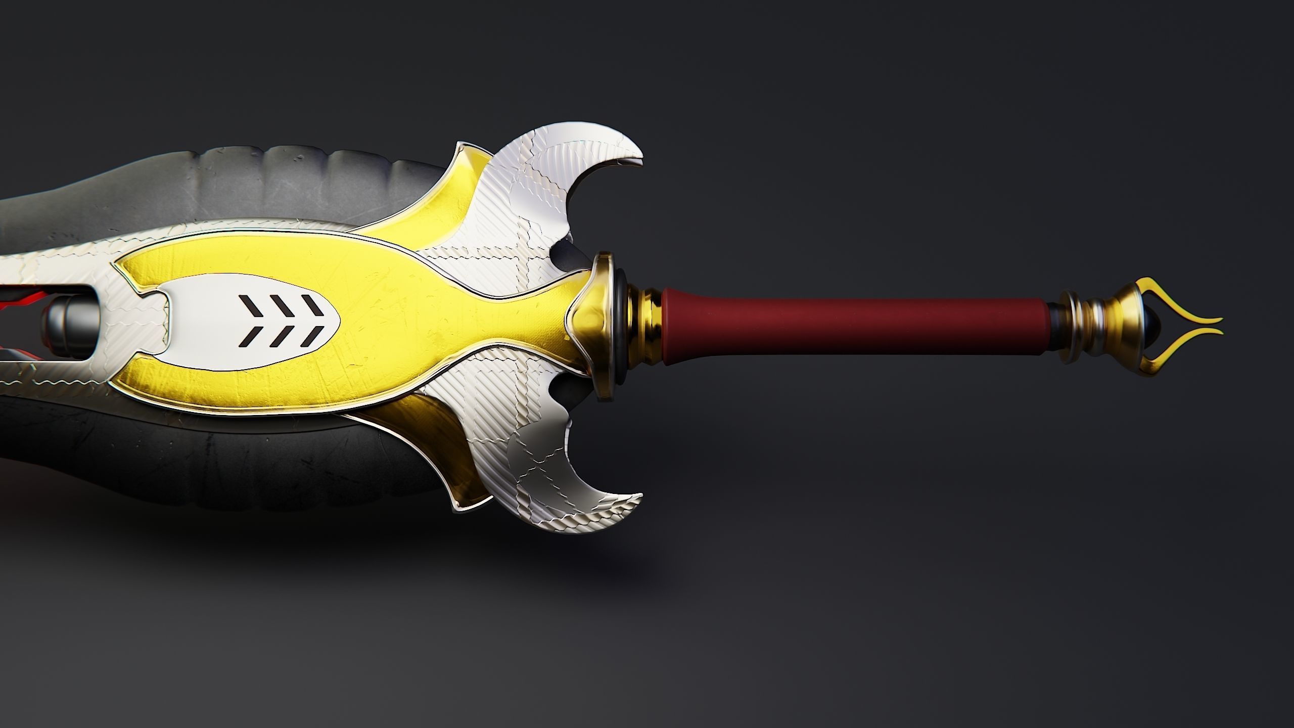 Gauss Sword 3D model_5