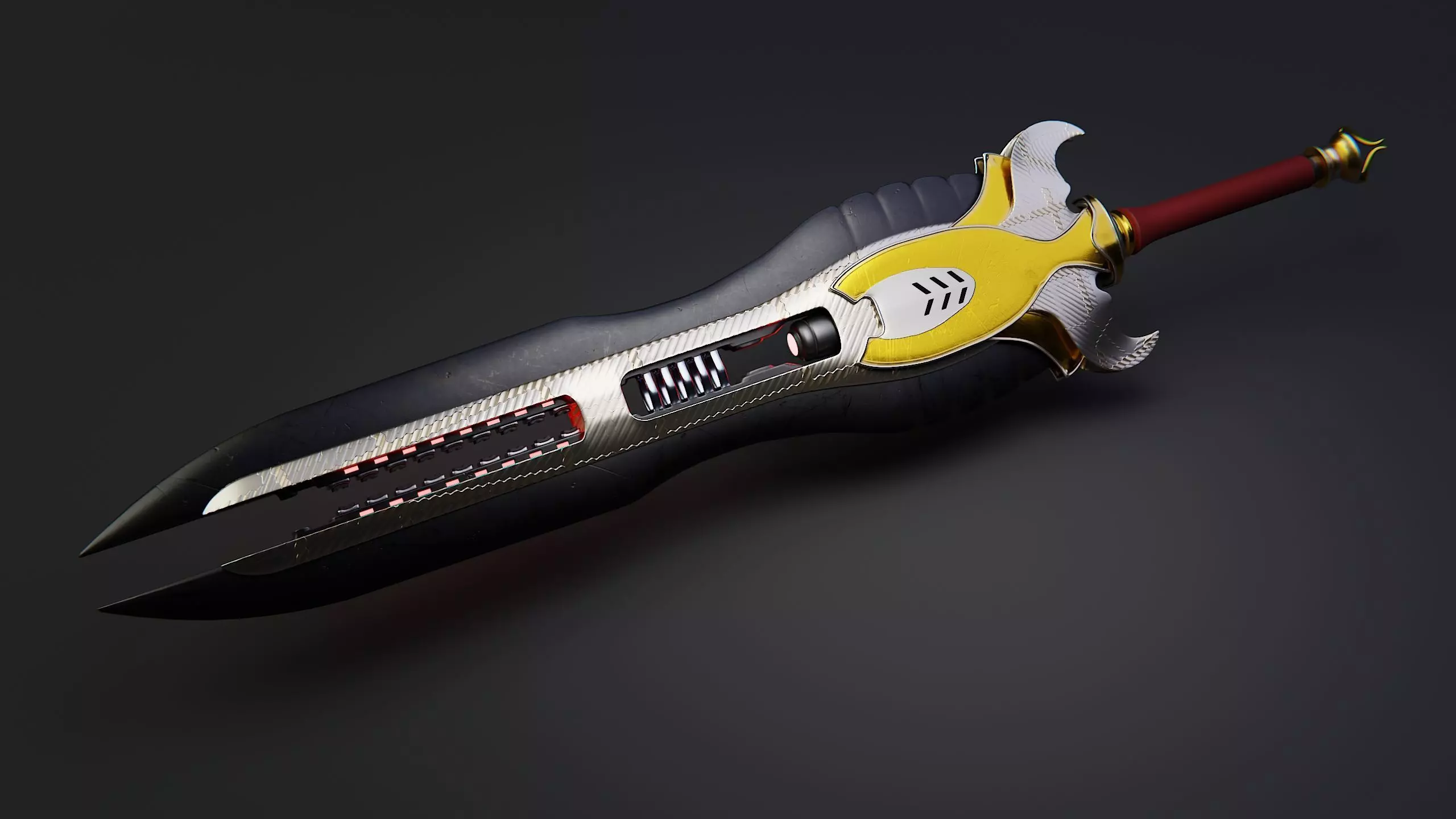 Gauss Sword 3D model_0