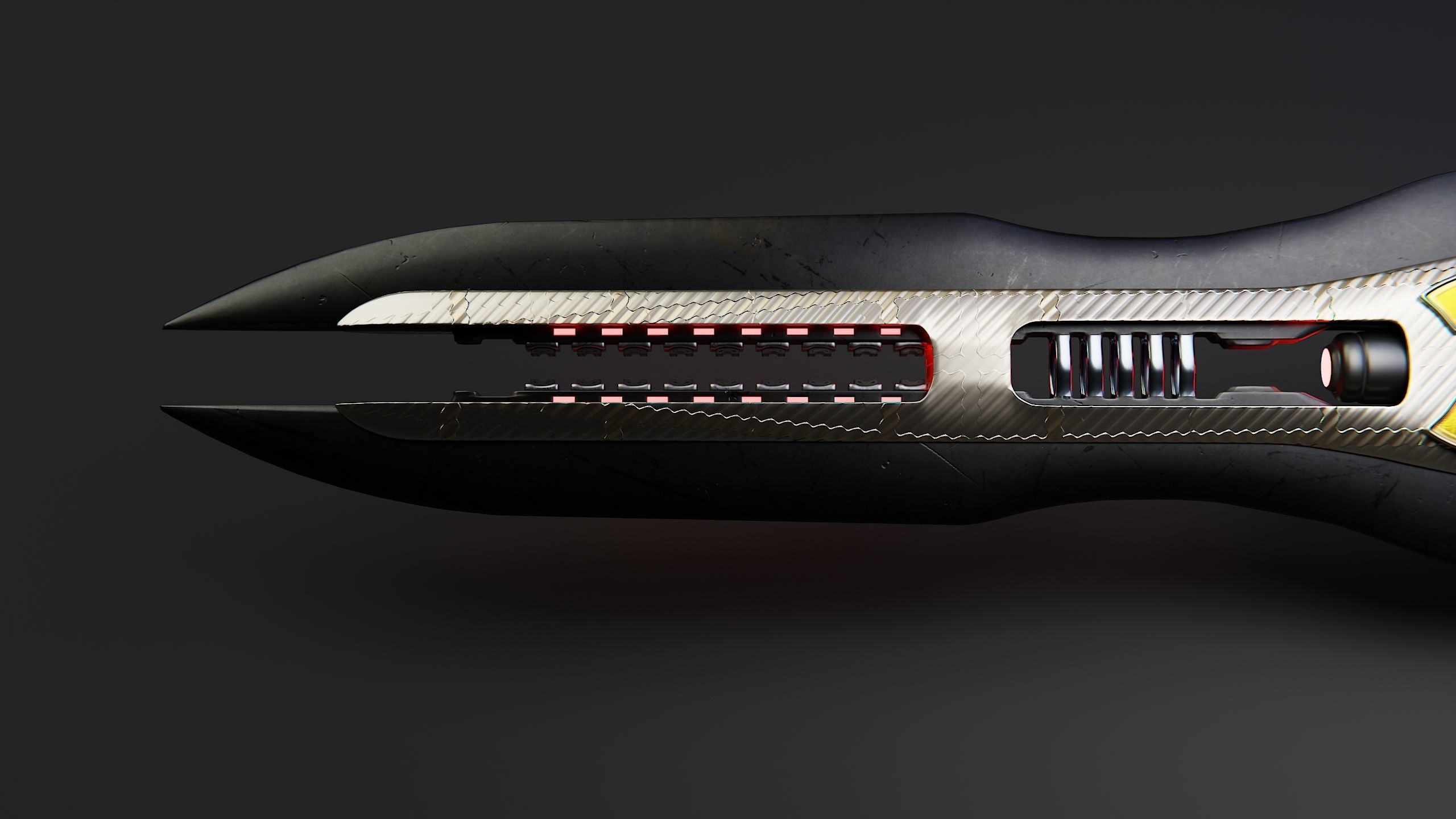 Gauss Sword 3D model_6