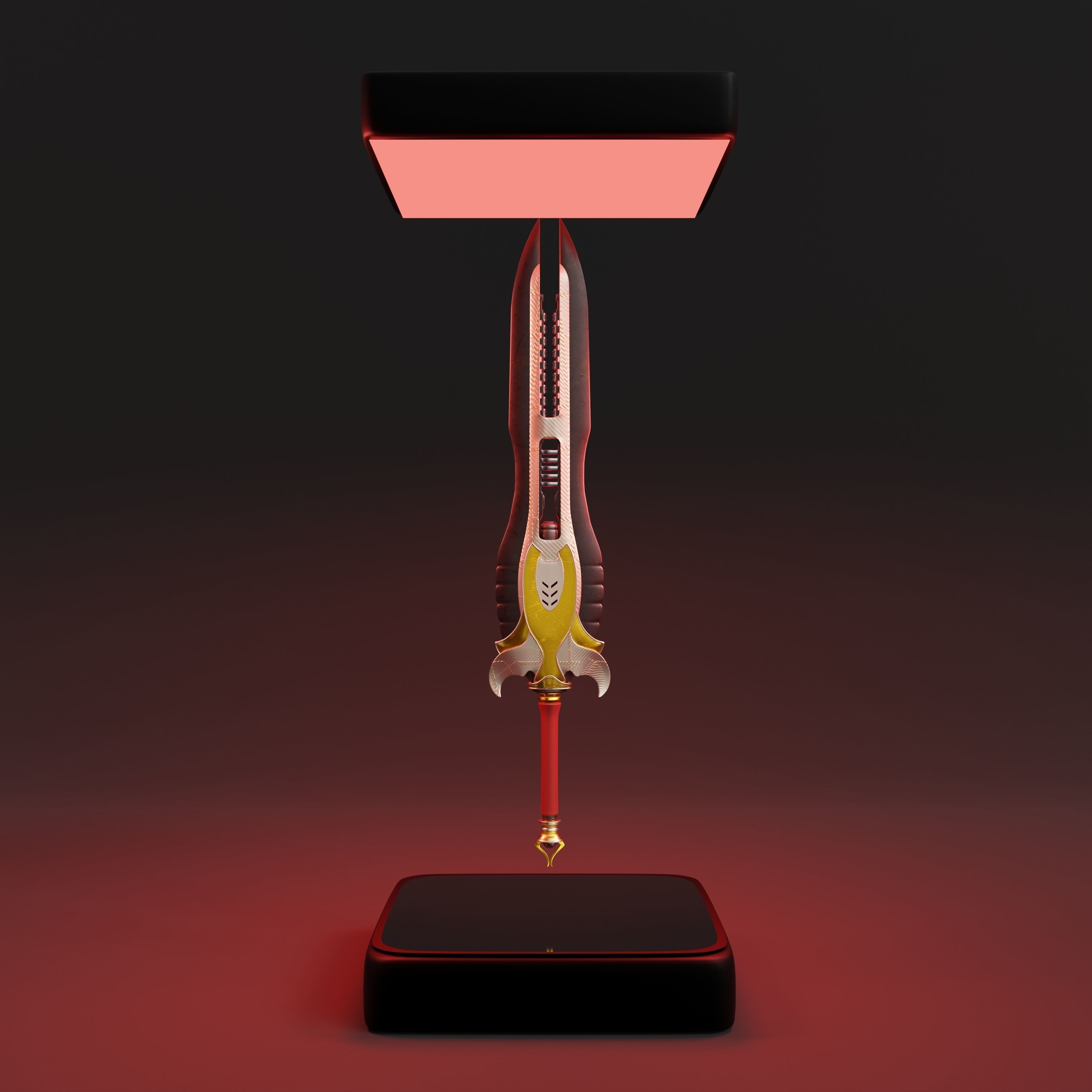 Gauss Sword 3D model_1