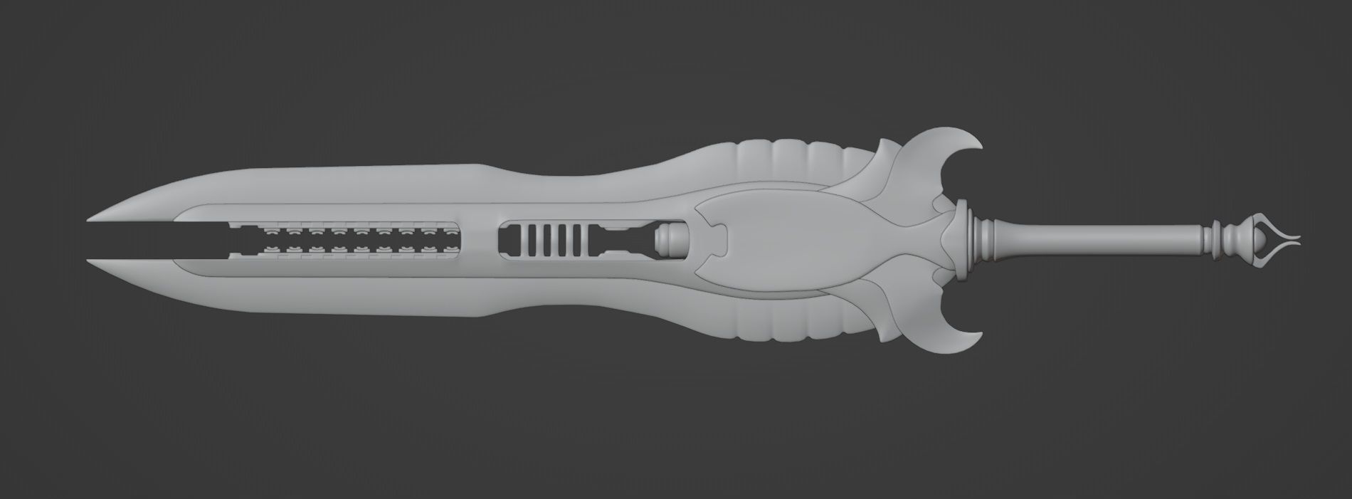 Gauss Sword 3D model_7