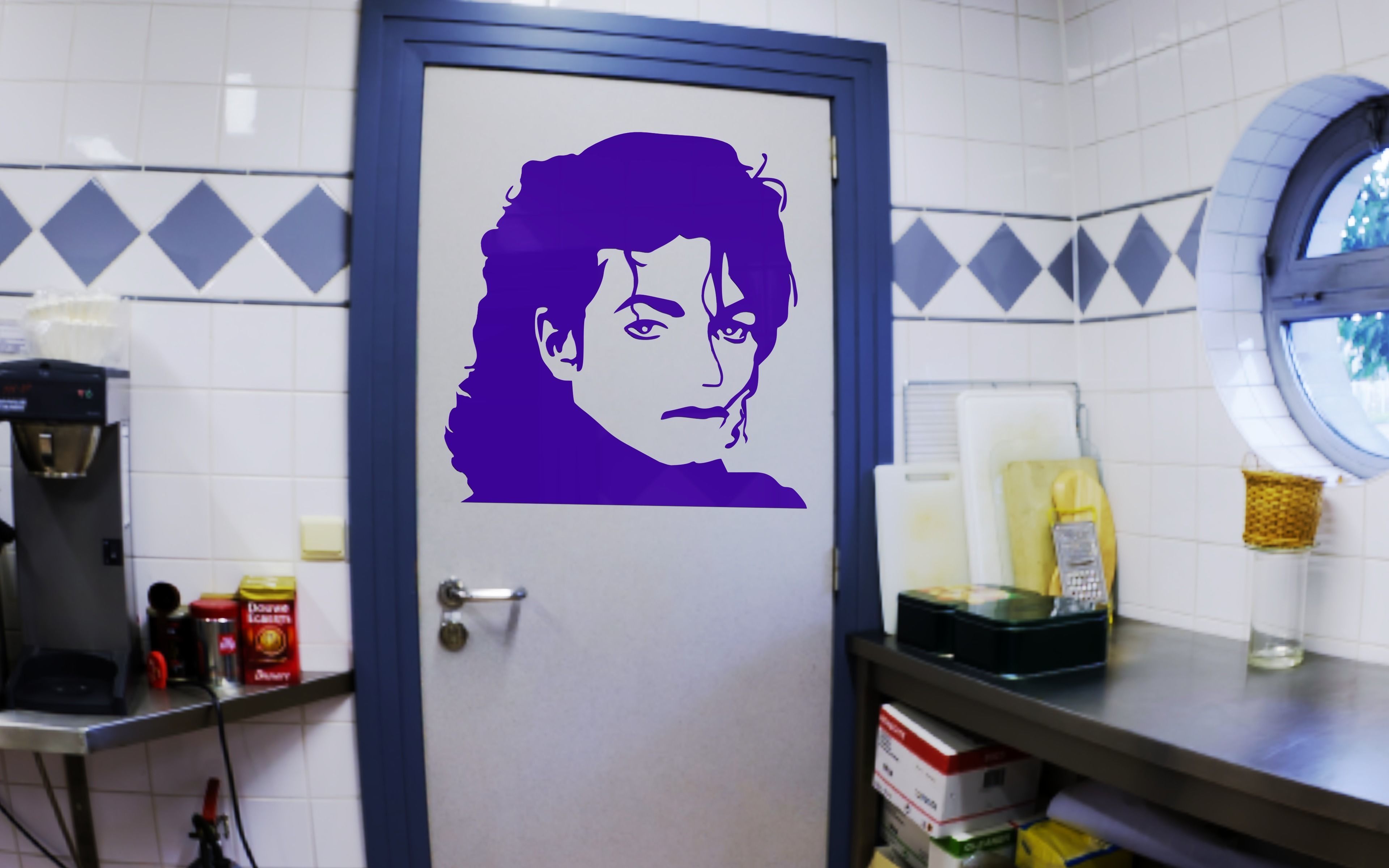 Michael Jackson puzzle and wall art 3D print model_4