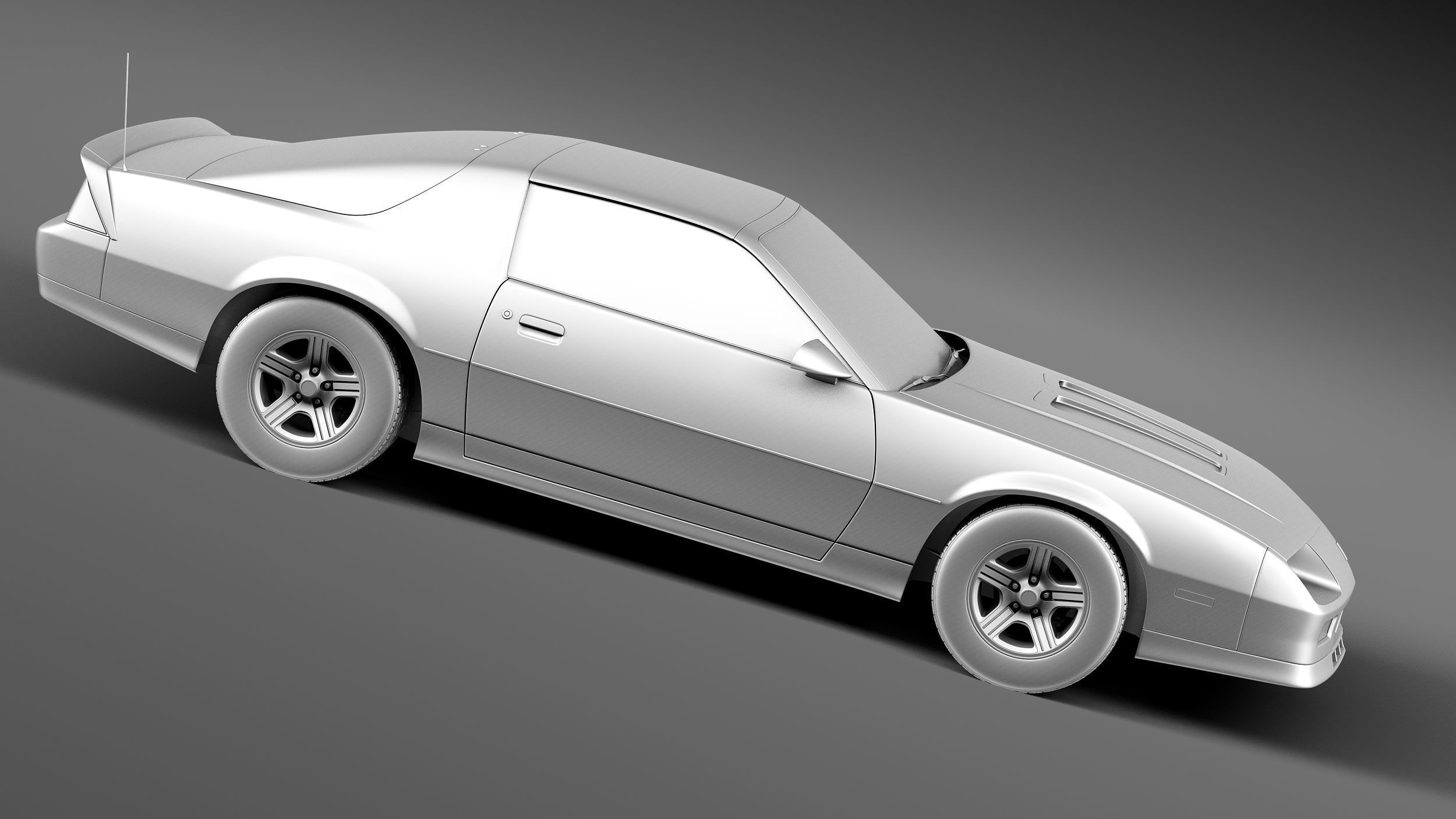 Chevrolet Camaro Z28 1990 3D model_14