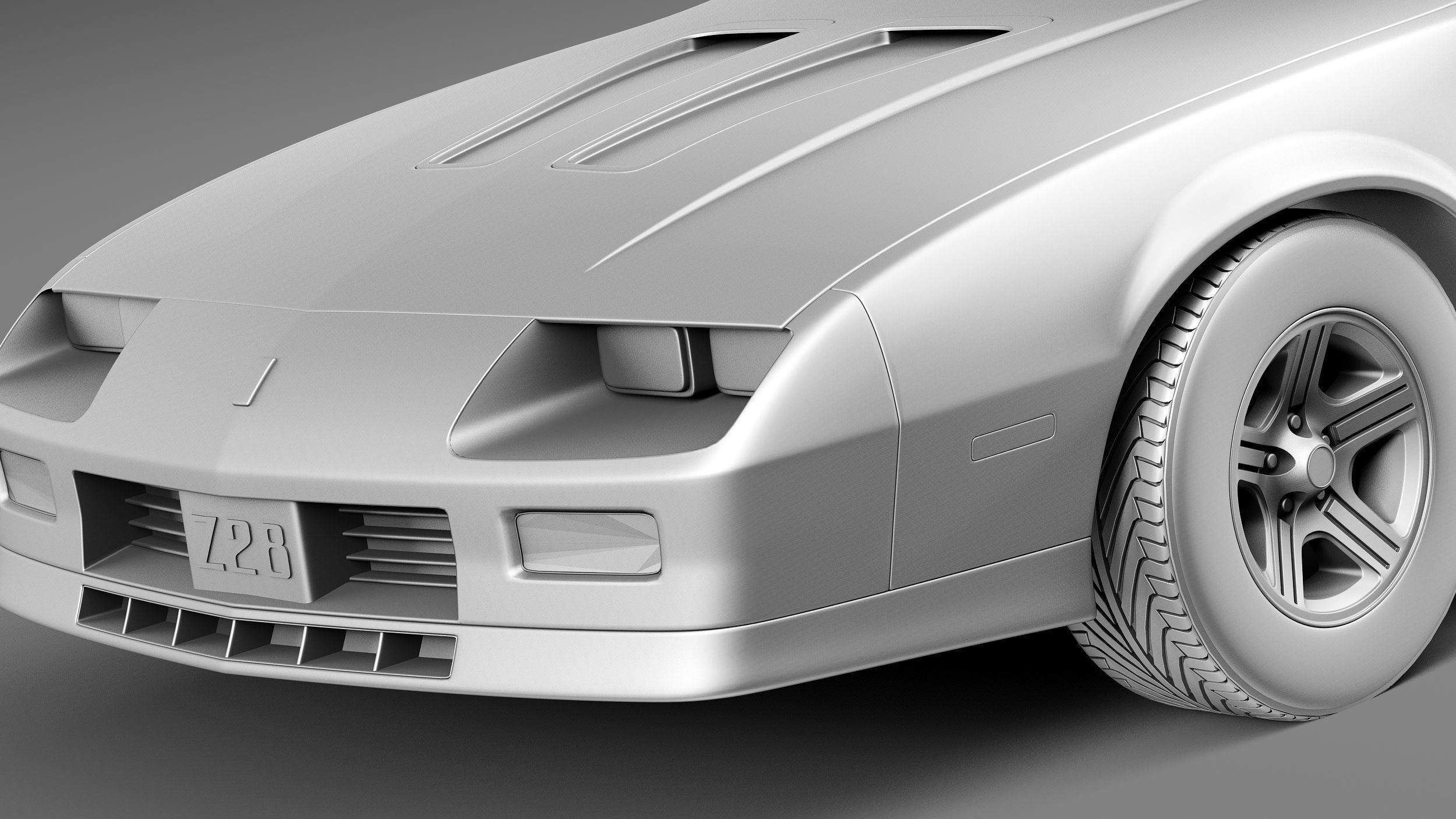 Chevrolet Camaro Z28 1990 3D model_10
