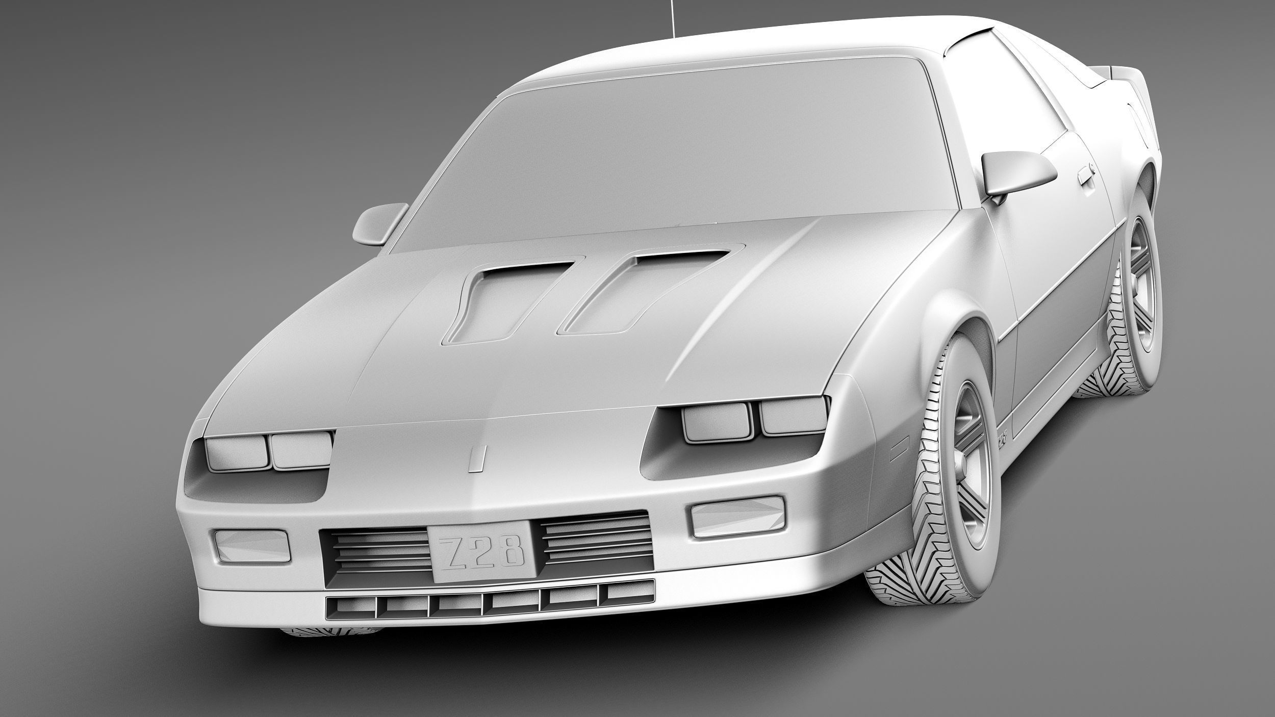 Chevrolet Camaro Z28 1990 3D model_9