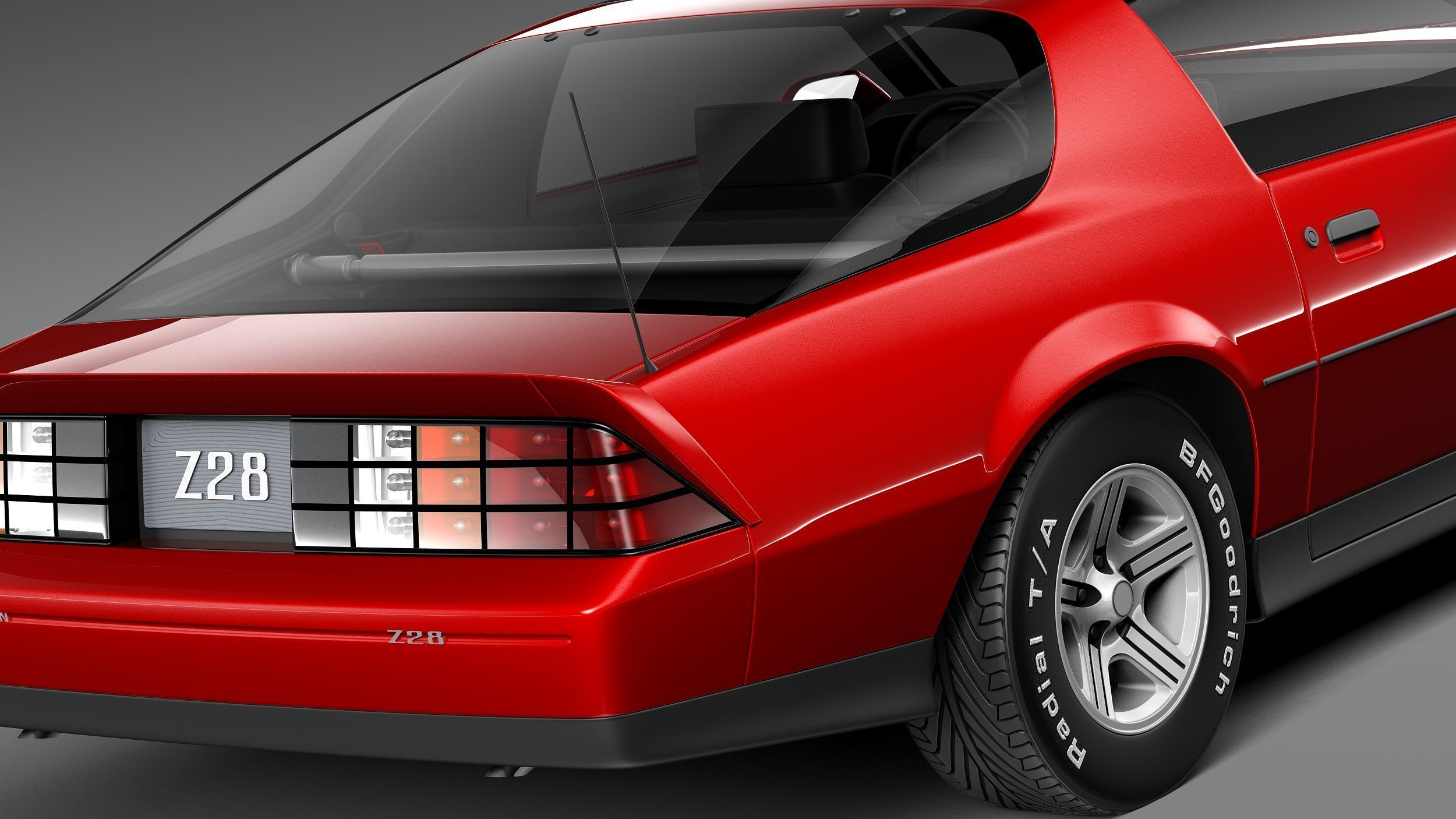 Chevrolet Camaro Z28 1990 3D model_3