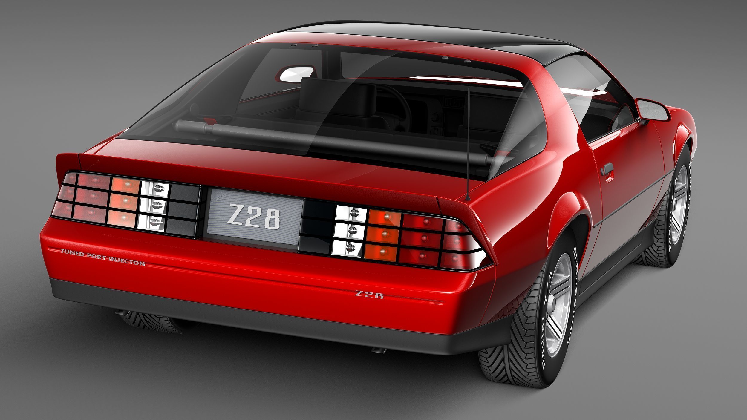 Chevrolet Camaro Z28 1990 3D model_5