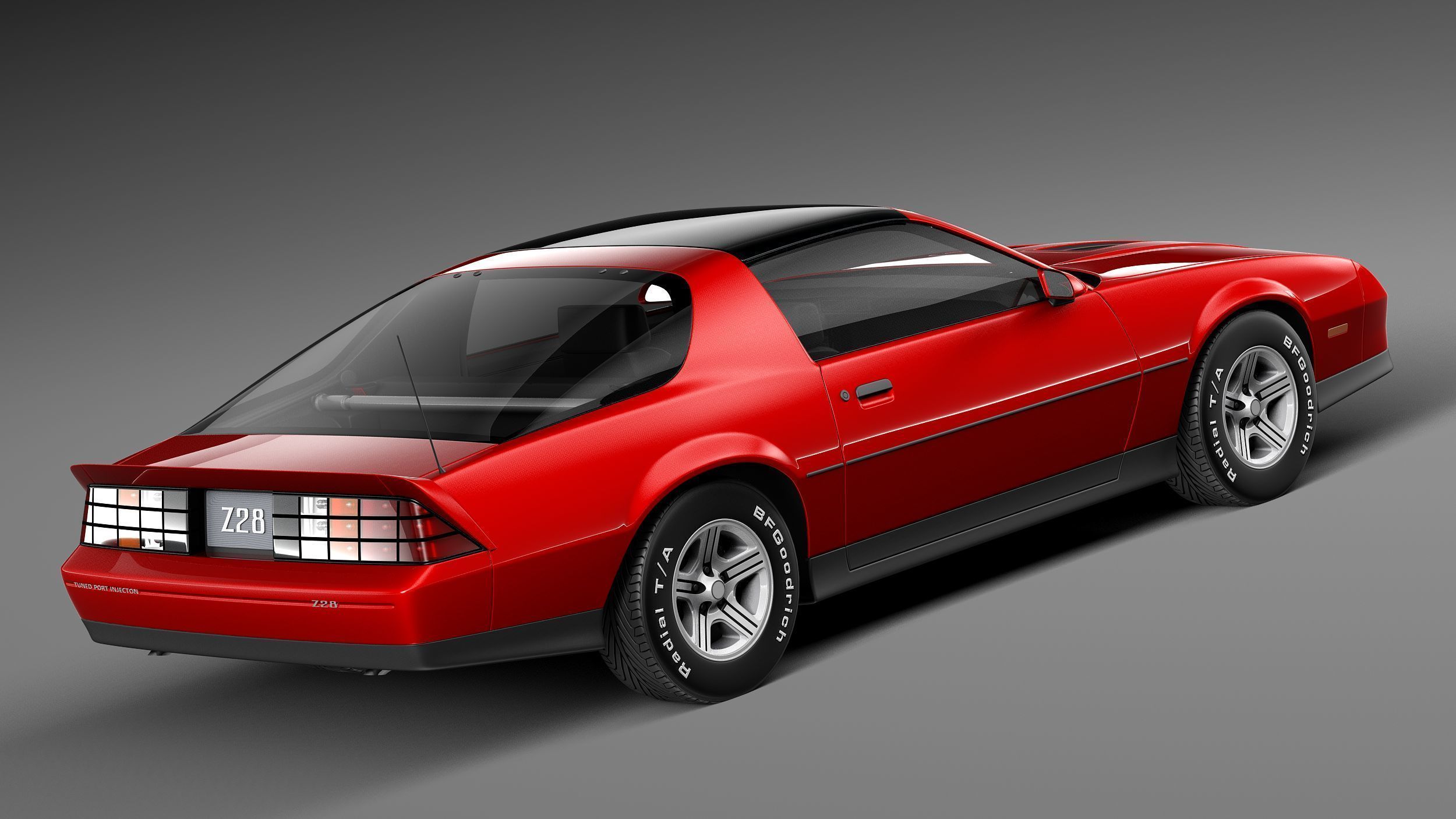 Chevrolet Camaro Z28 1990 3D model_4