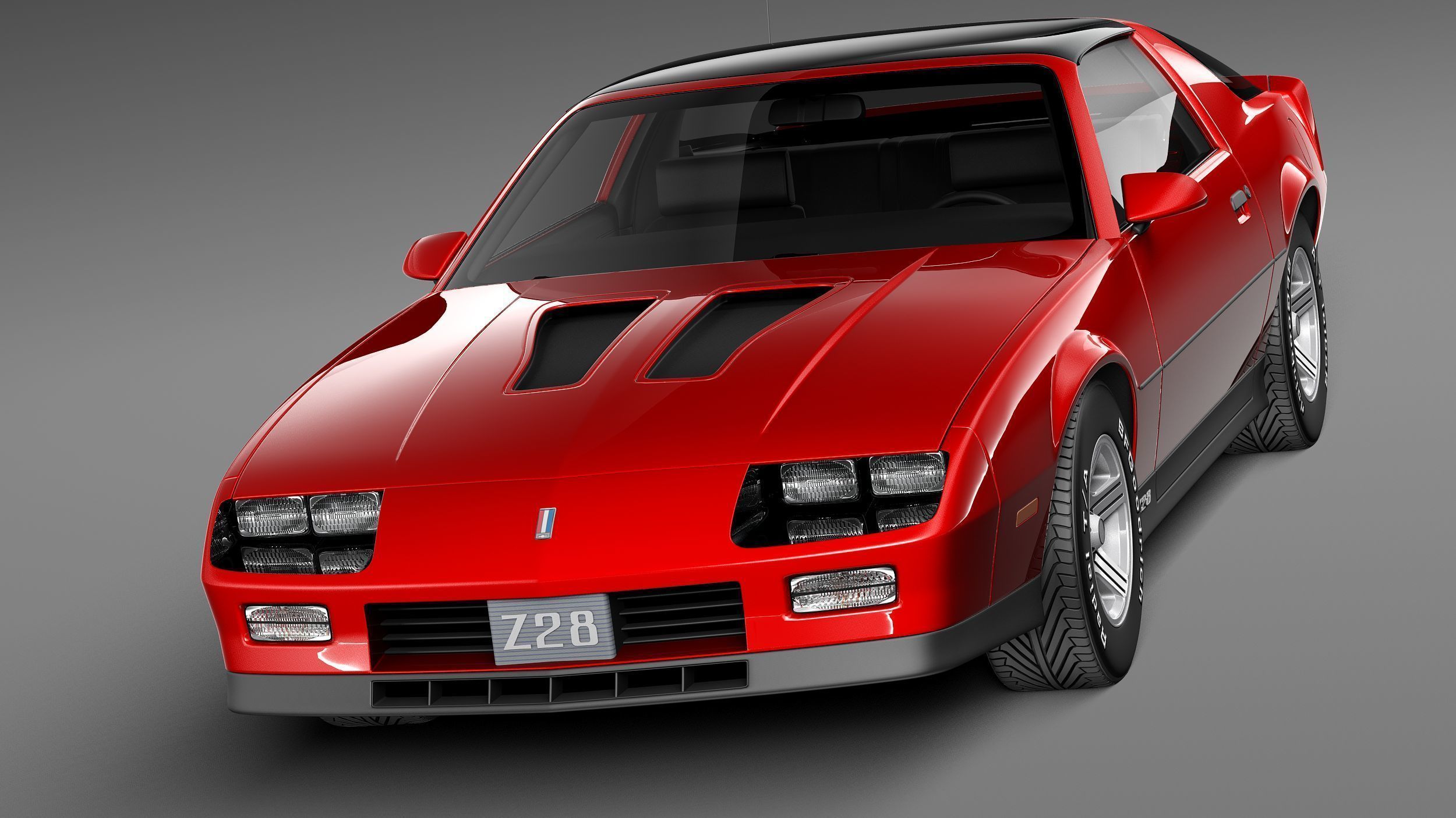 Chevrolet Camaro Z28 1990 3D model_1