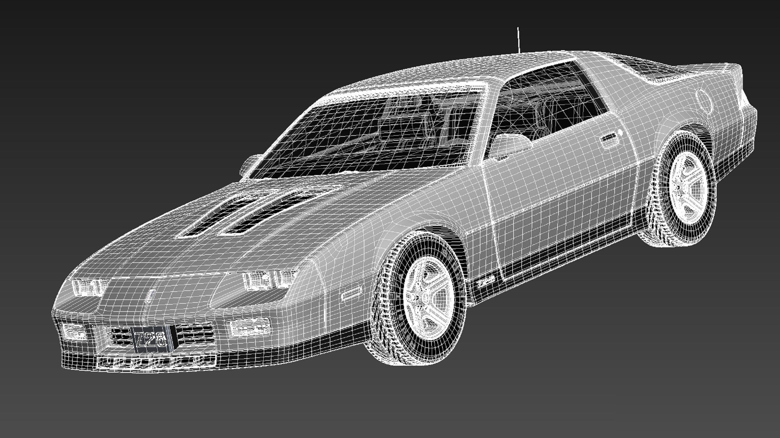 Chevrolet Camaro Z28 1990 3D model_16