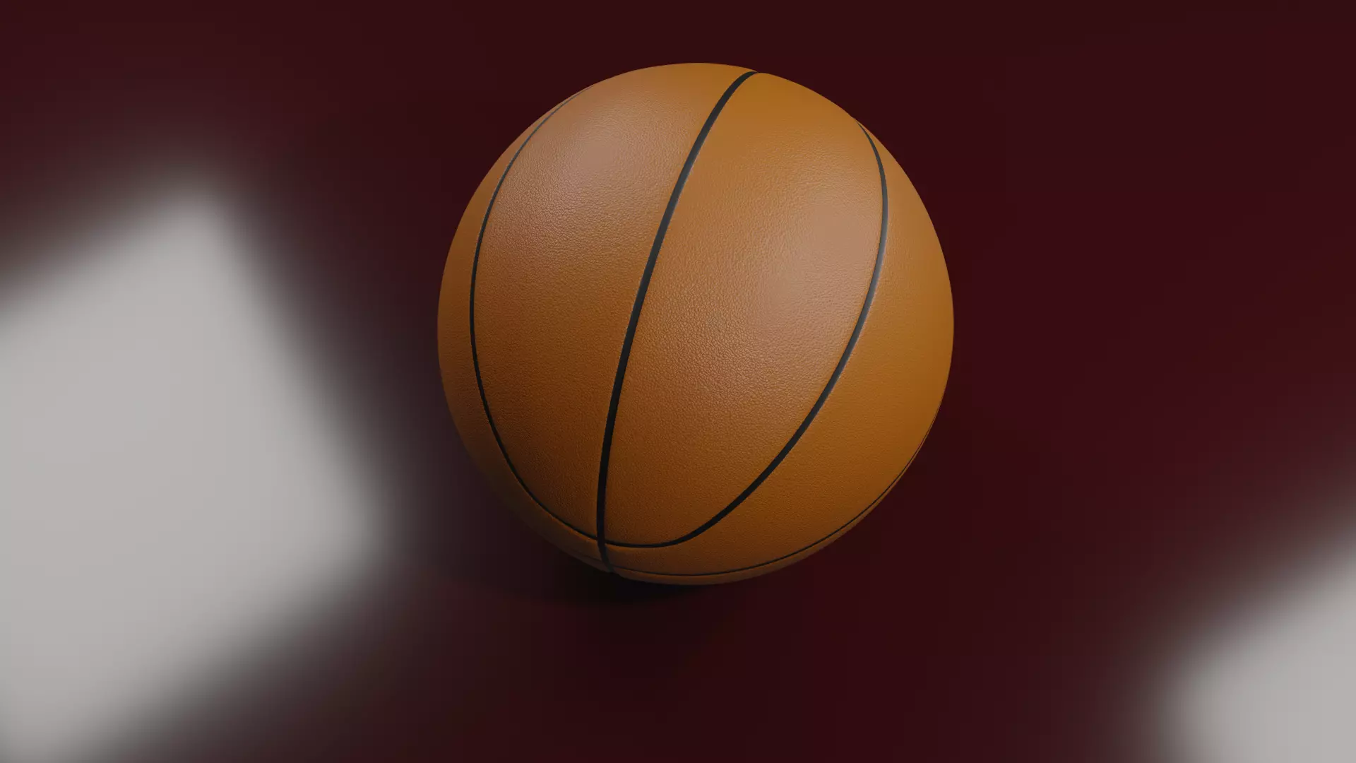 Basketball low-poly Low-poly 3D model_0