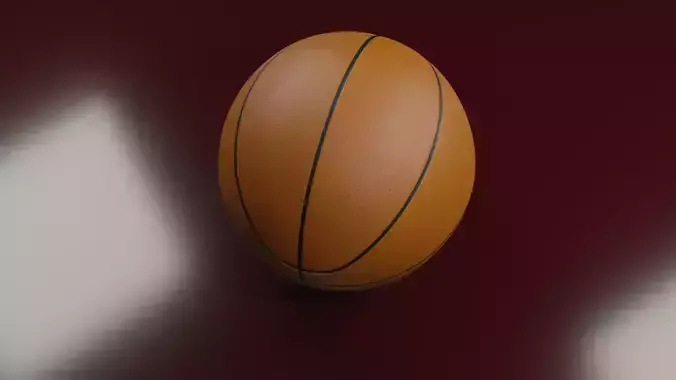 Basketball low-poly