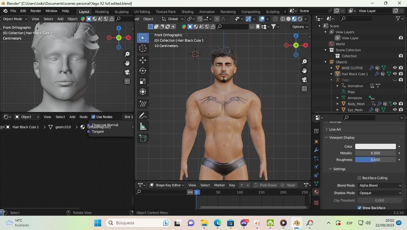 X2 MALE AVATAR BASED IN AVATURN - S Y - edition FREE CHARACTER Free low-poly 3D model_4