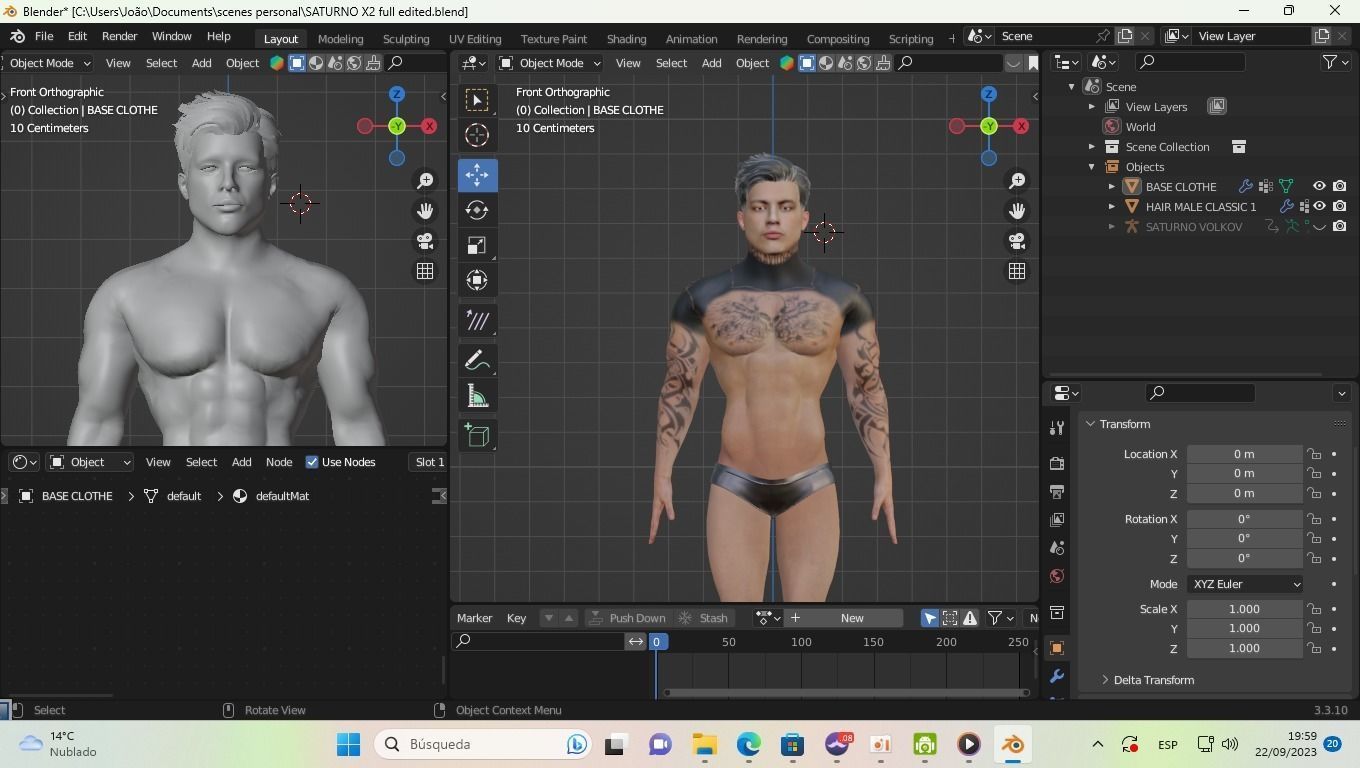 X2 MALE AVATAR BASED IN AVATURN - S Y - edition FREE CHARACTER Free low-poly 3D model_3