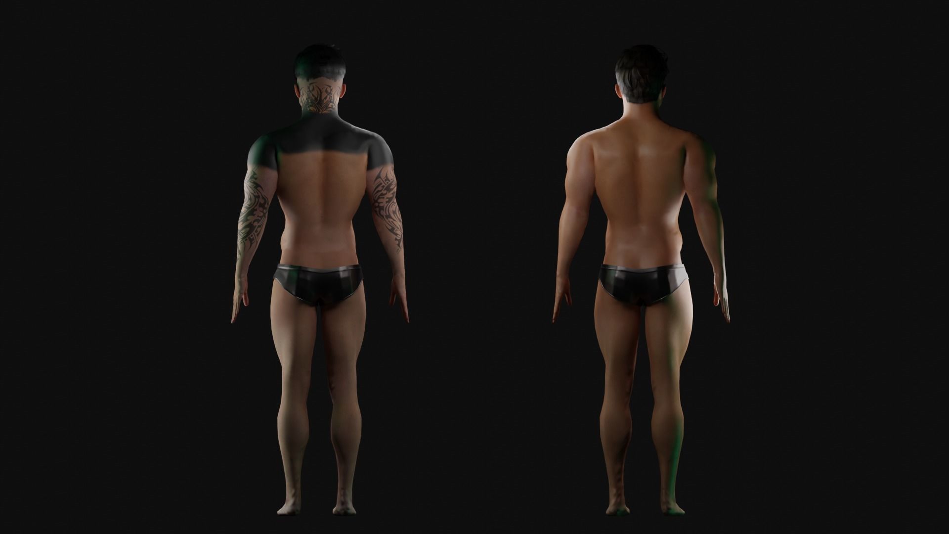 X2 MALE AVATAR BASED IN AVATURN - S Y - edition FREE CHARACTER Free low-poly 3D model_2