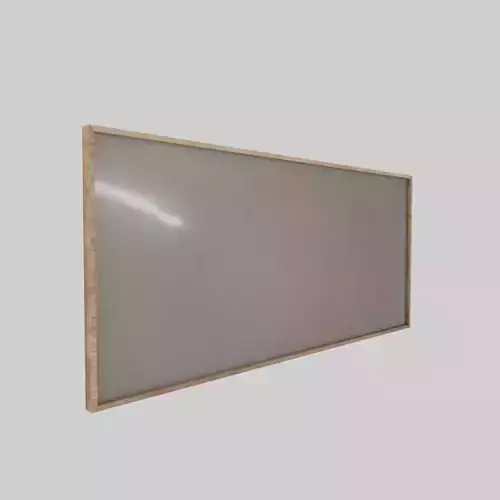 White board Low-poly 3D model
