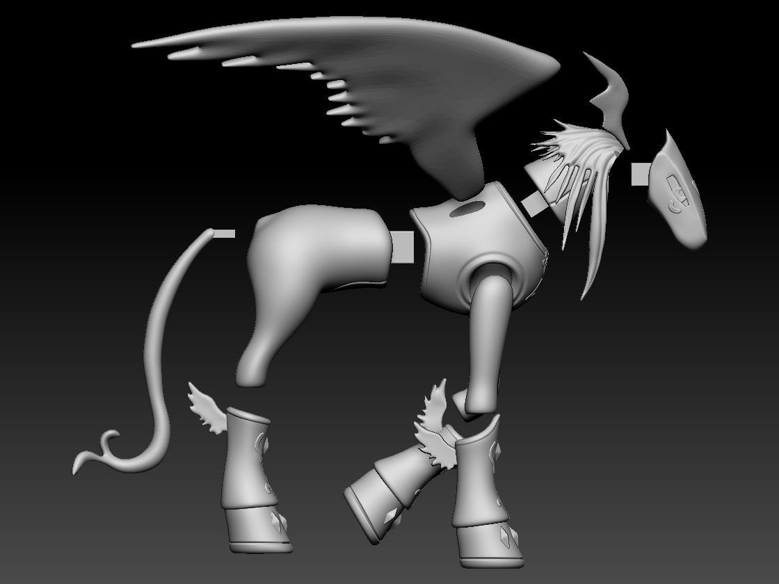 Pegasusmon 3D print model_7