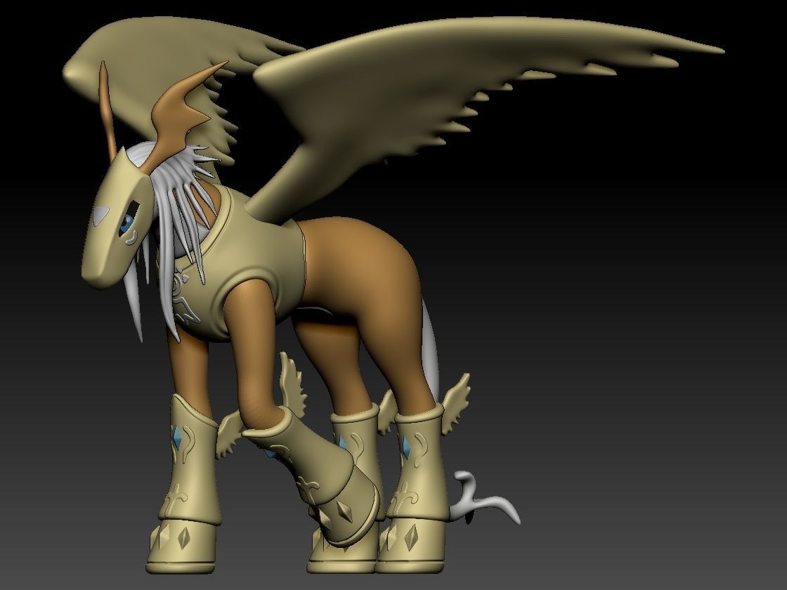 Pegasusmon 3D print model_3