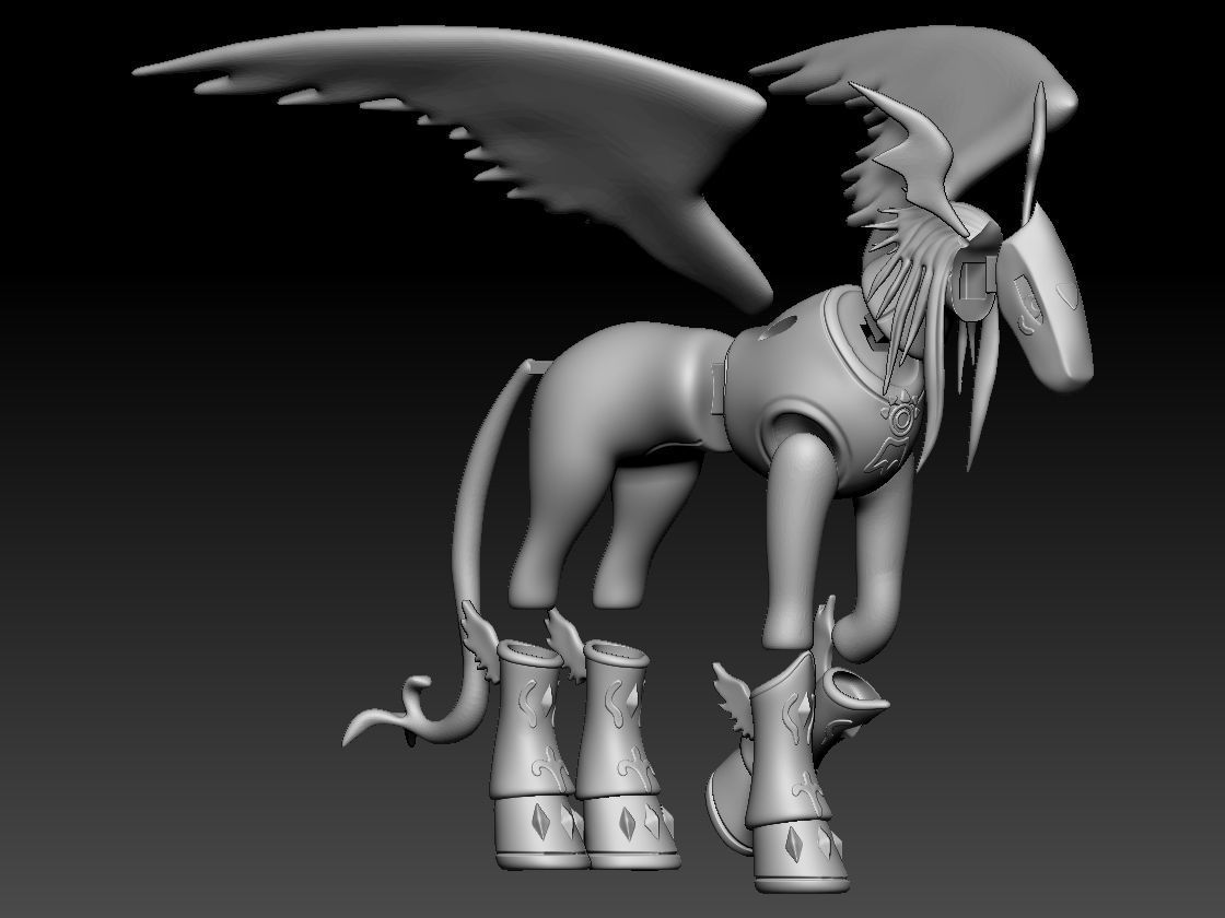 Pegasusmon 3D print model_9