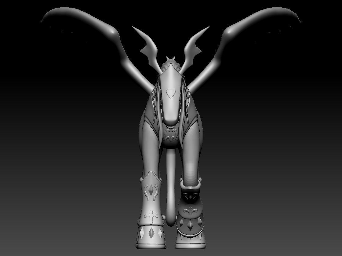 Pegasusmon 3D print model_2