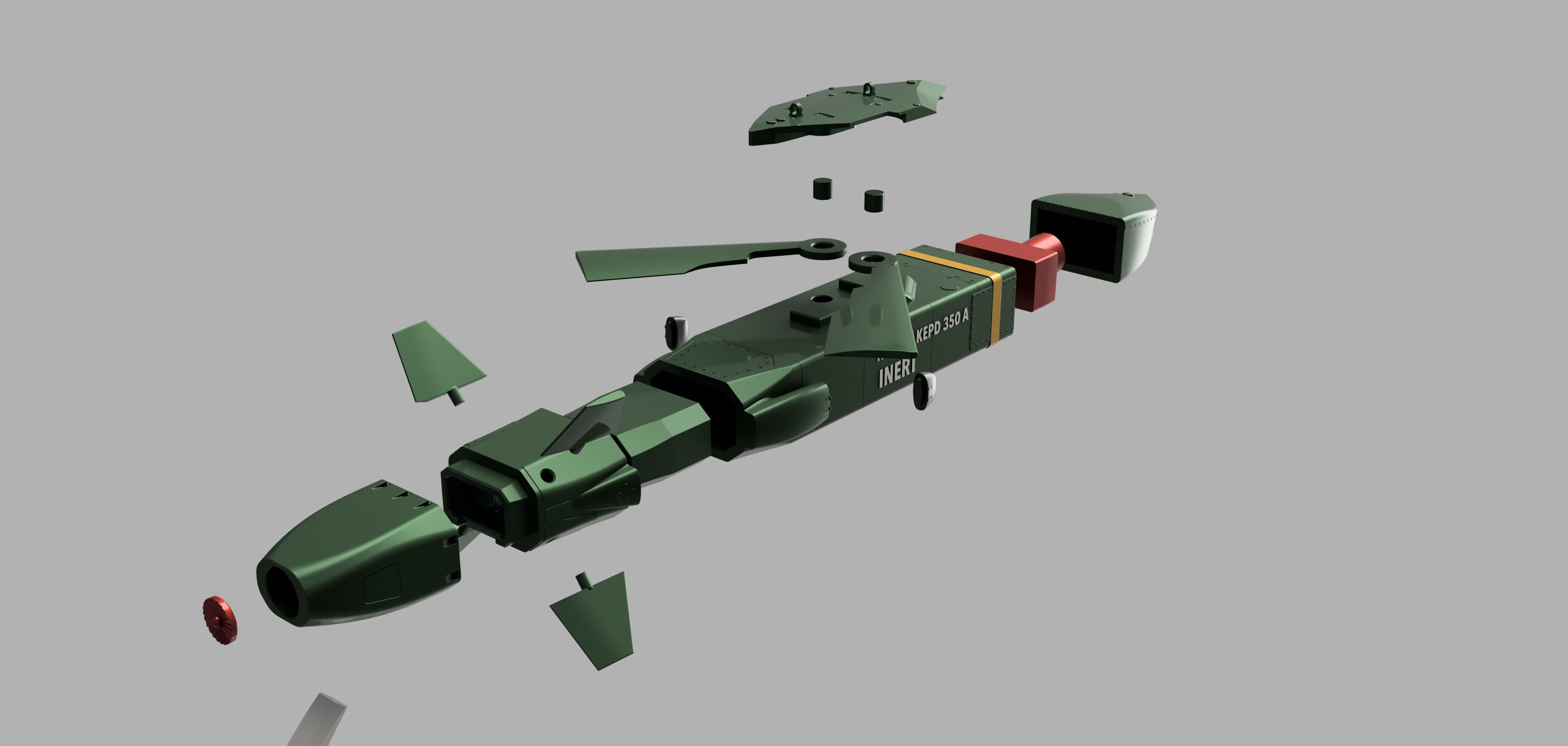 TAURUS KEPD 350 CRUISE MISSILE HIGH QUALITY 3D PRINT MODEL 3D print model_14