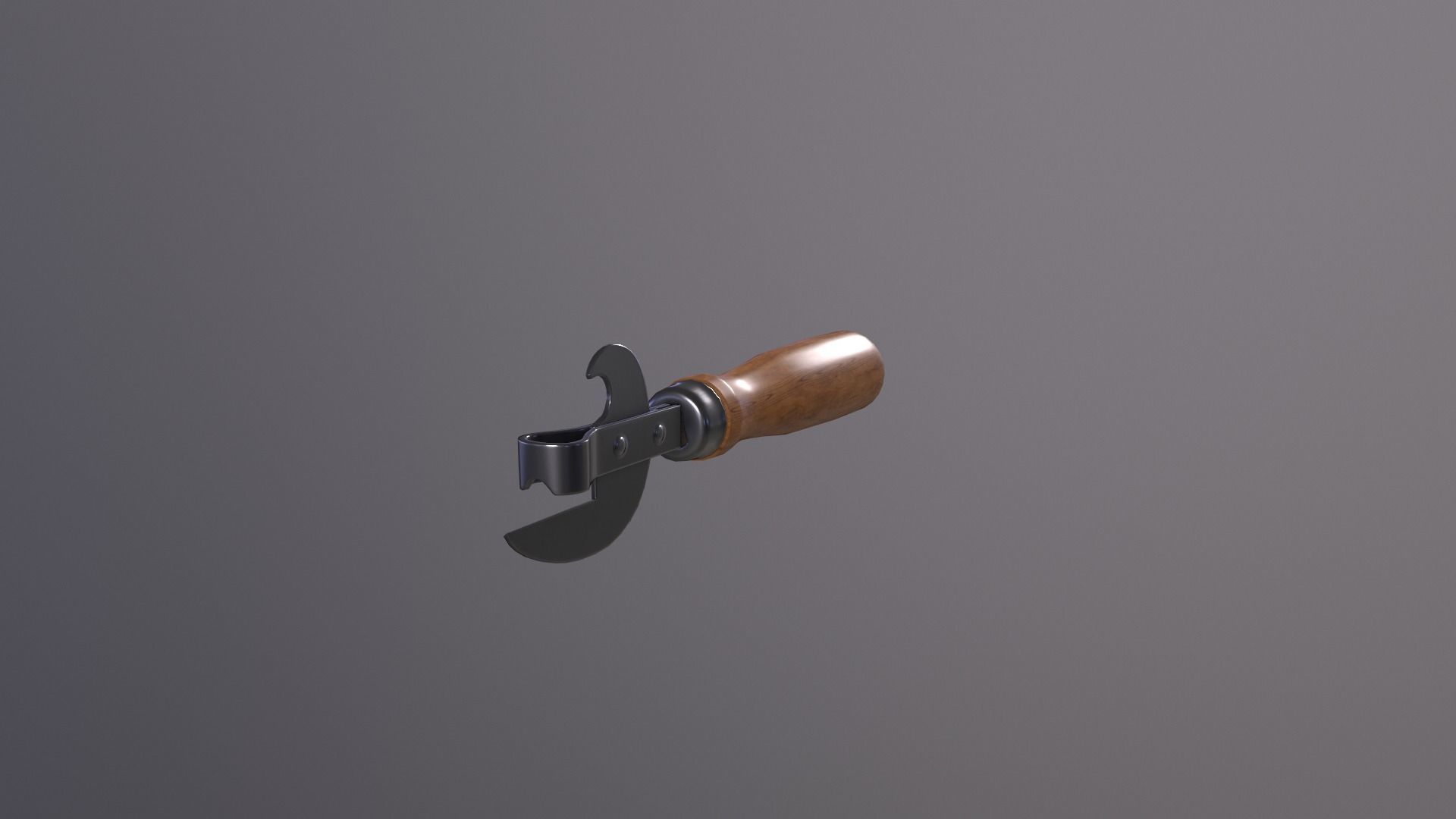 Can opener pack pristin worn damage Low-poly 3D model_32