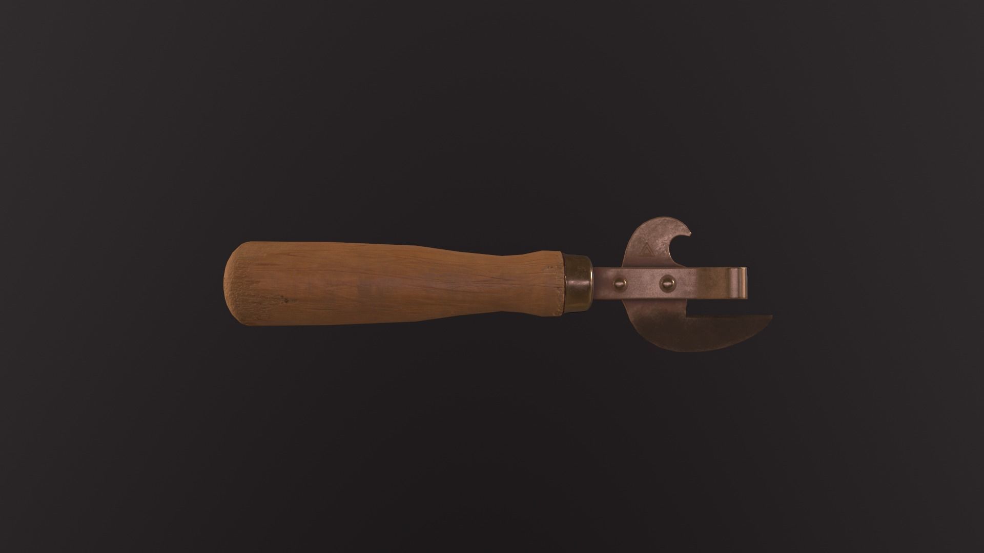 Can opener pack pristin worn damage Low-poly 3D model_59