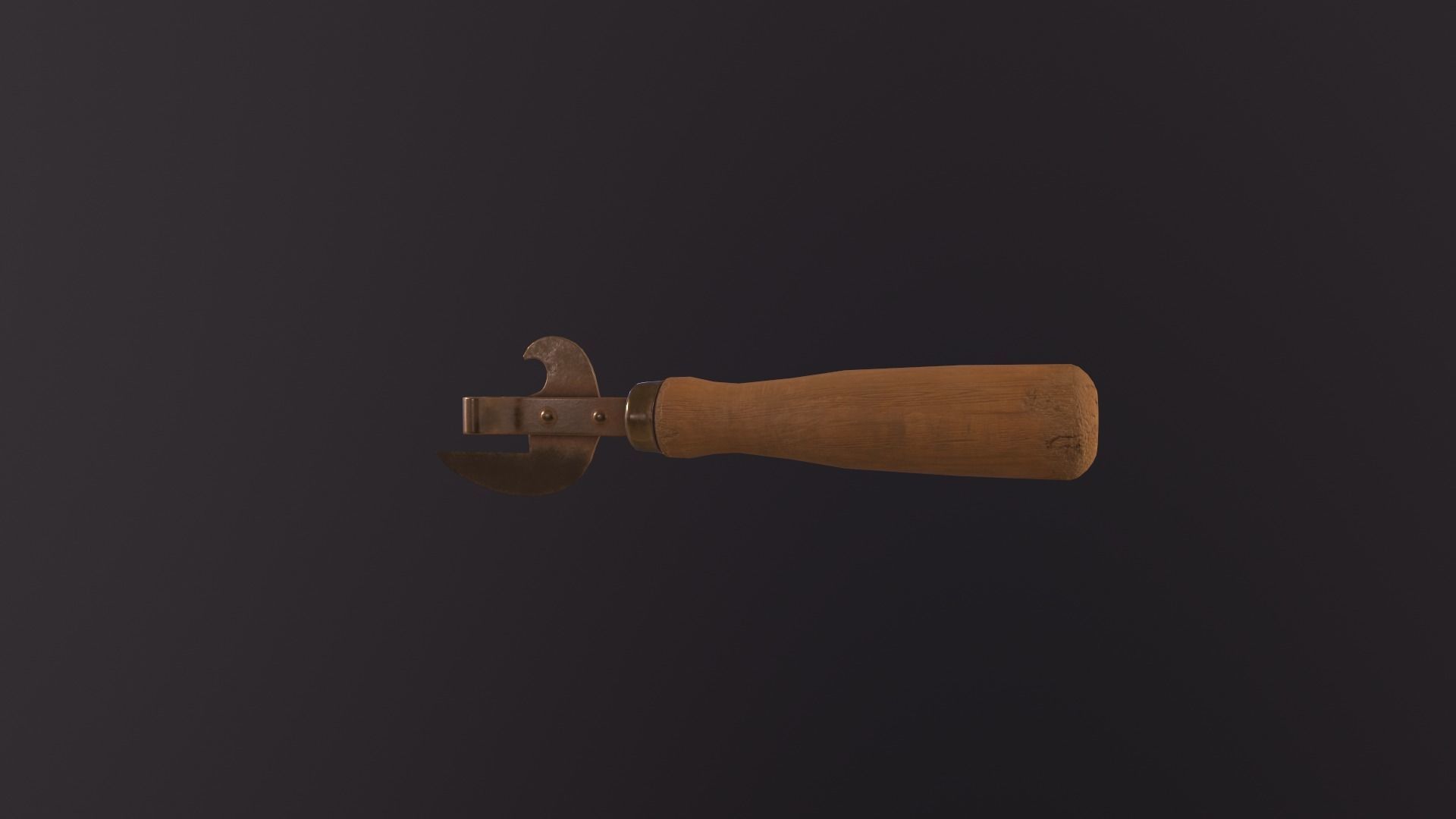 Can opener pack pristin worn damage Low-poly 3D model_79