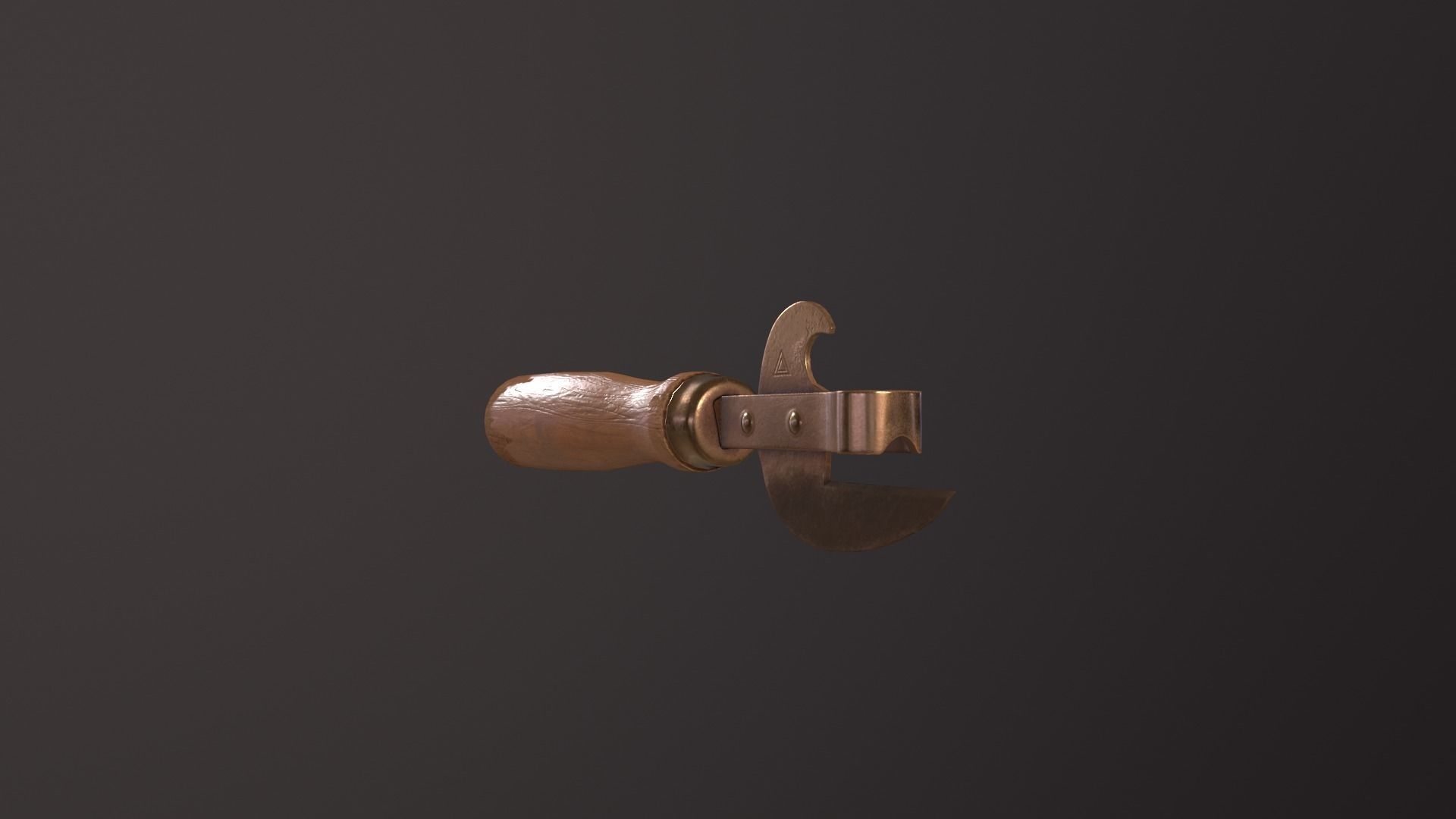 Can opener pack pristin worn damage Low-poly 3D model_63