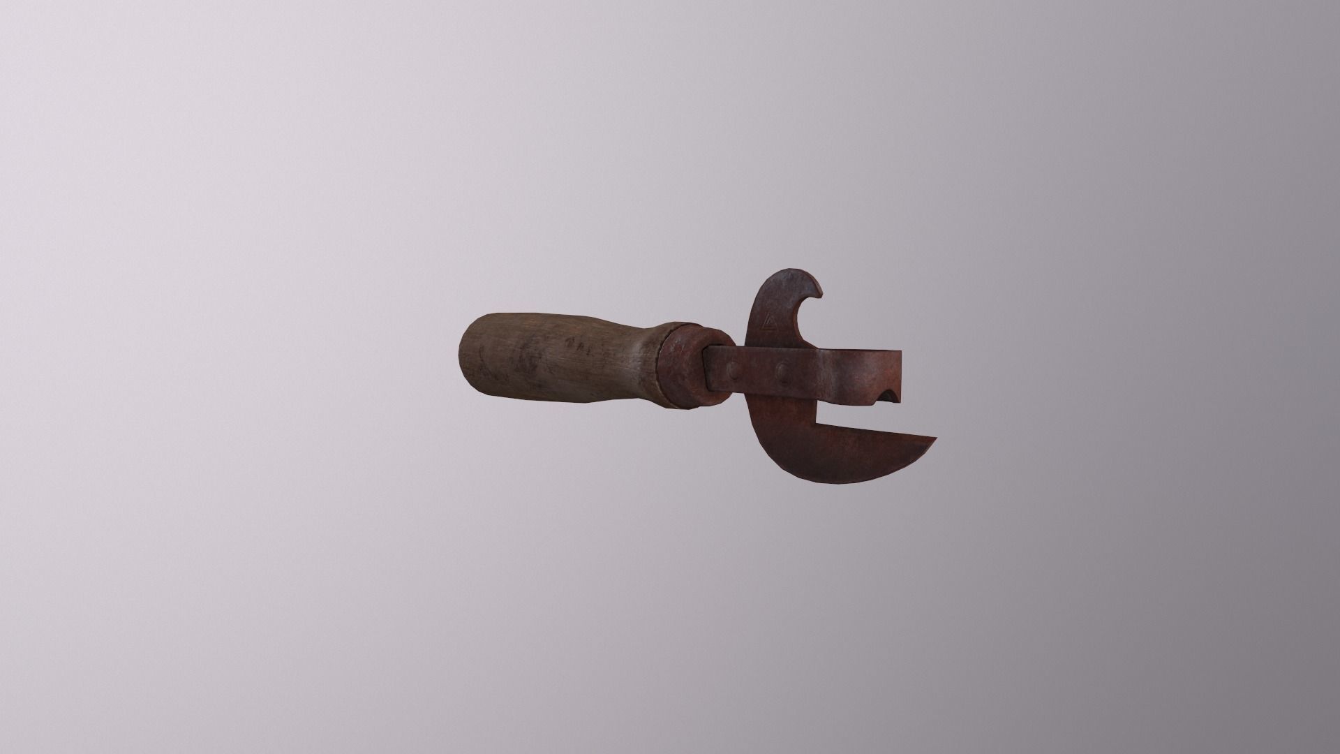 Can opener pack pristin worn damage Low-poly 3D model_110