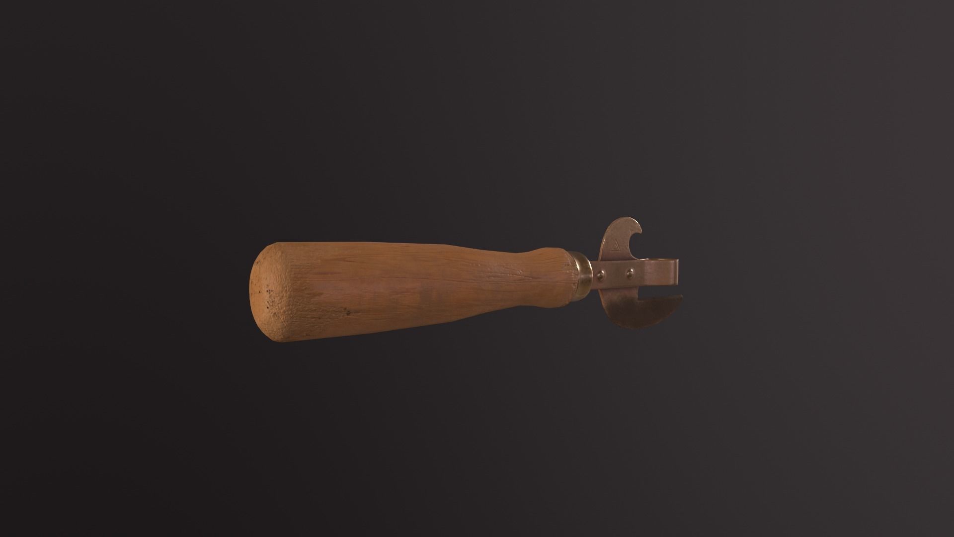 Can opener pack pristin worn damage Low-poly 3D model_87