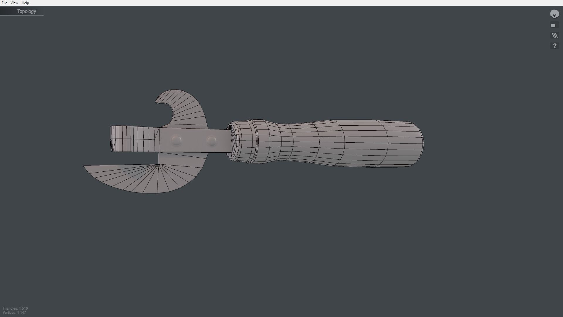 Can opener pack pristin worn damage Low-poly 3D model_52