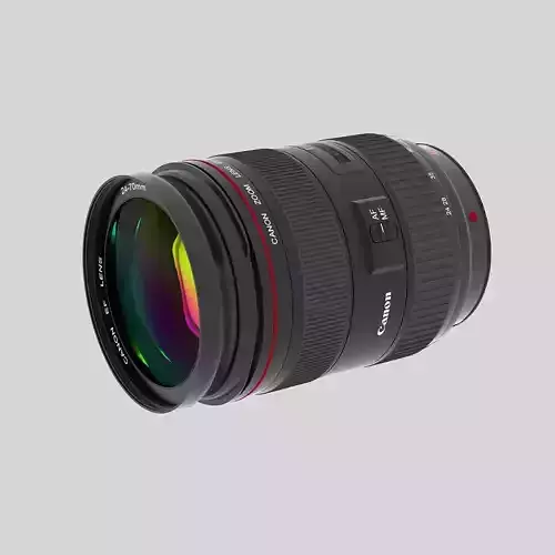 Canon EF 24 70 f 2 8 L USM 3D model