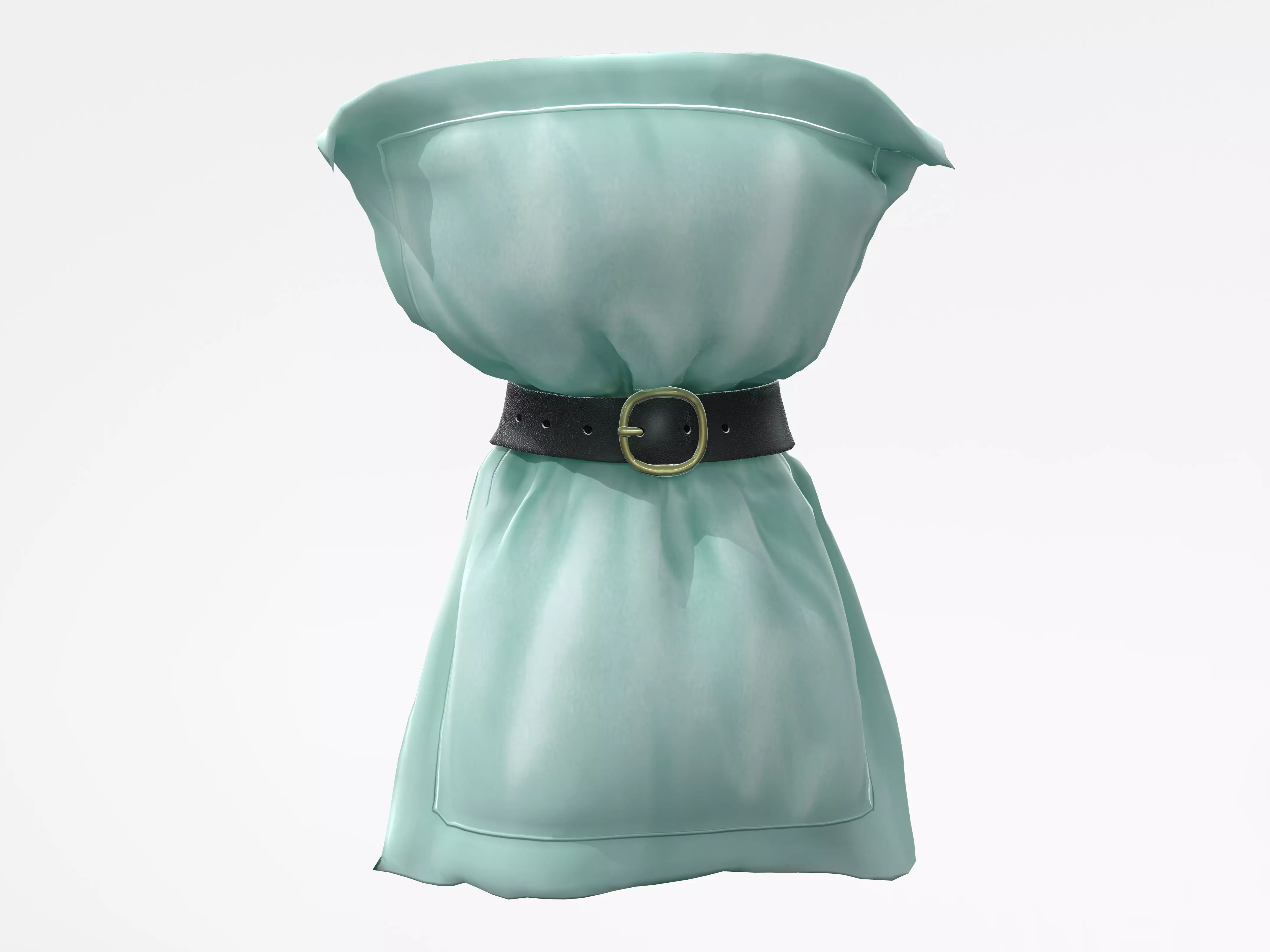 Belted Pillow Challenge Low-poly 3D model_0