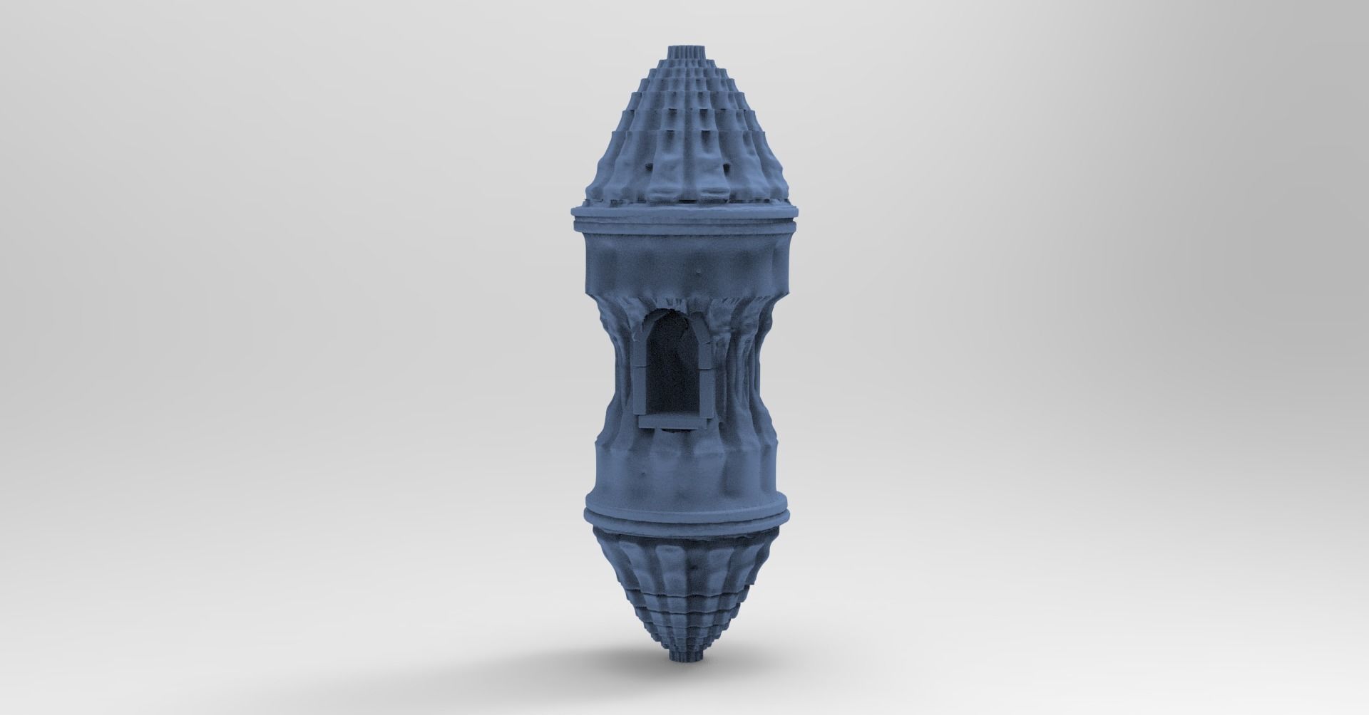 Treehouse turret dome 3D model_1