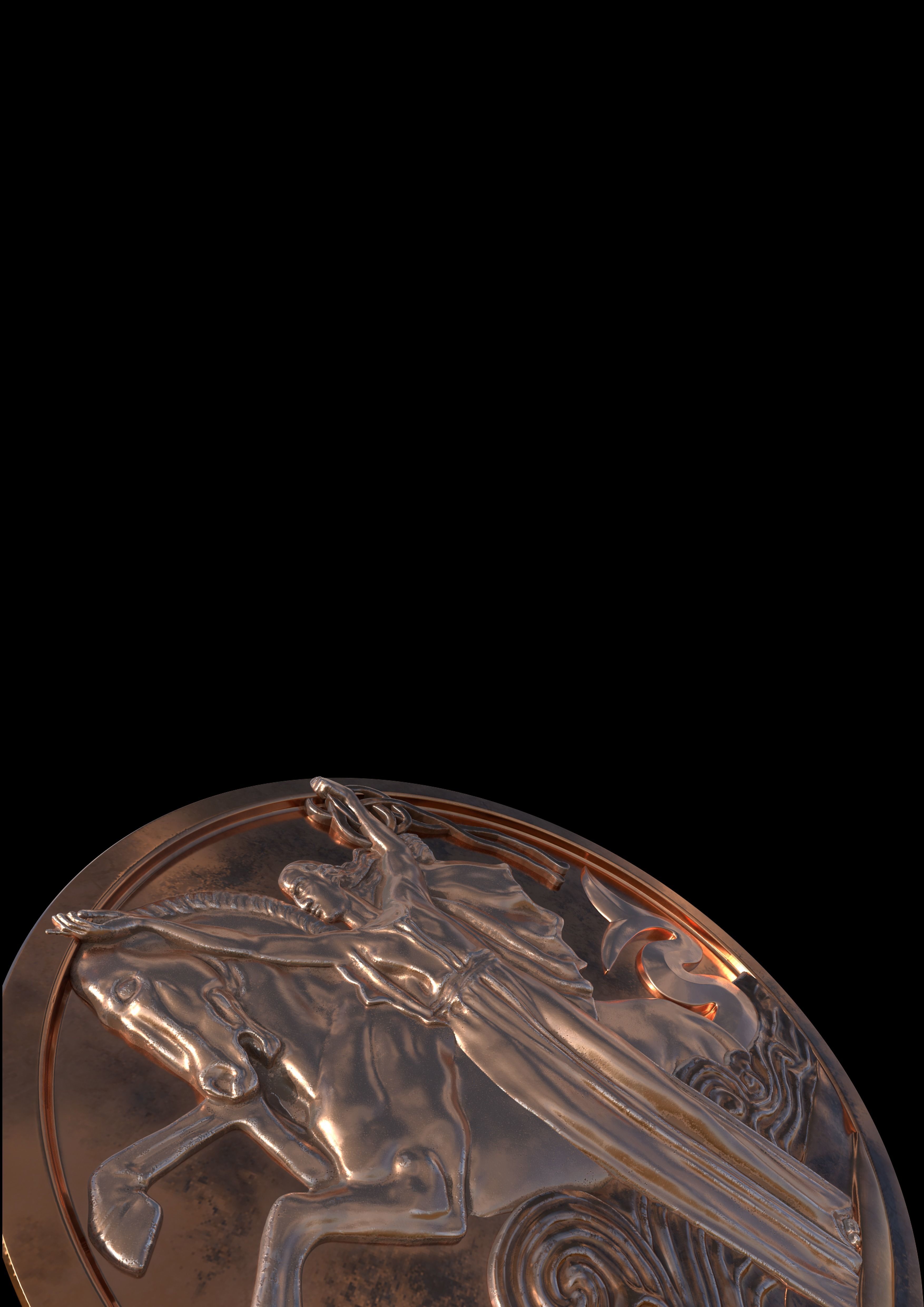 medal 3D model_3