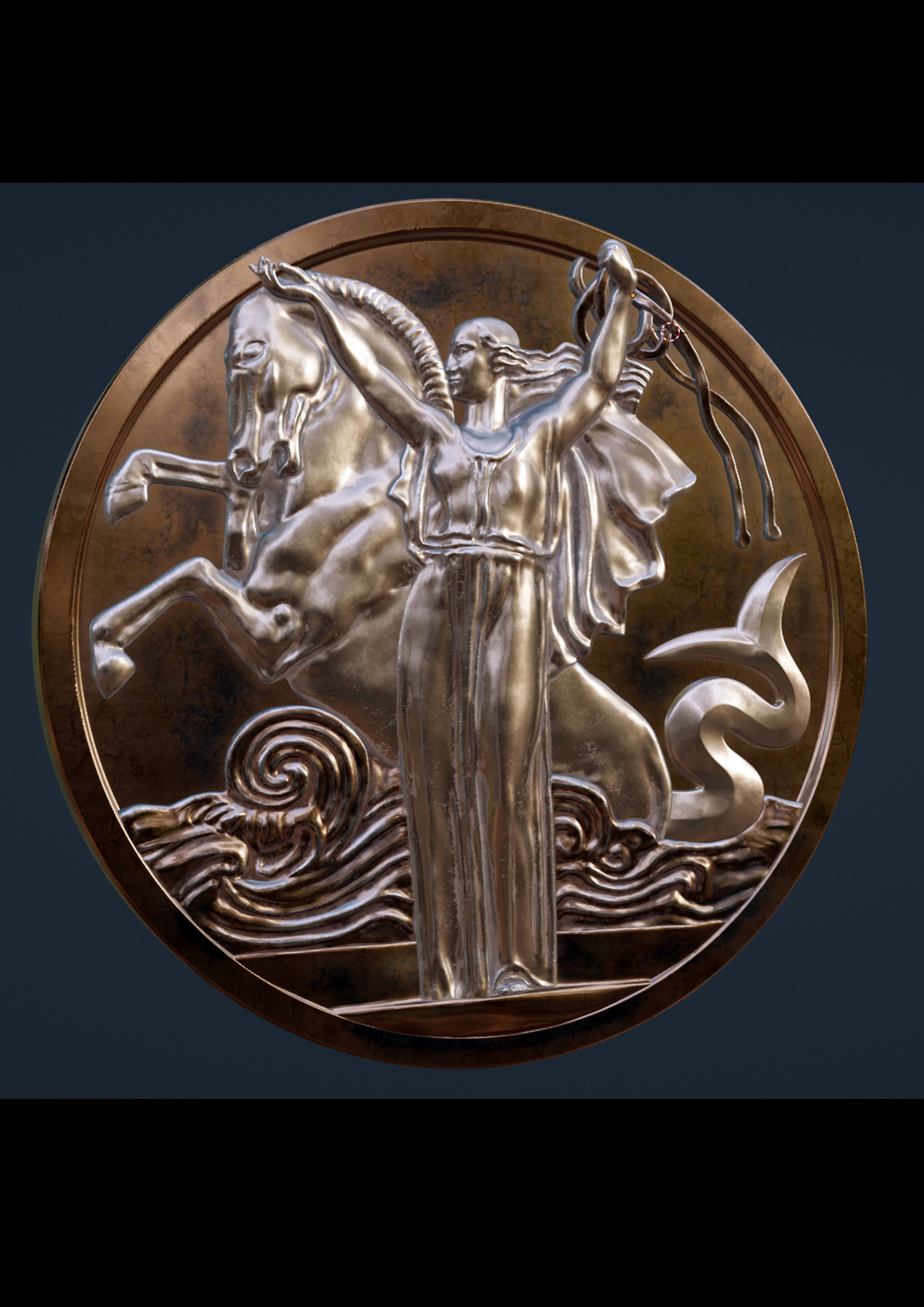 medal 3D model_5