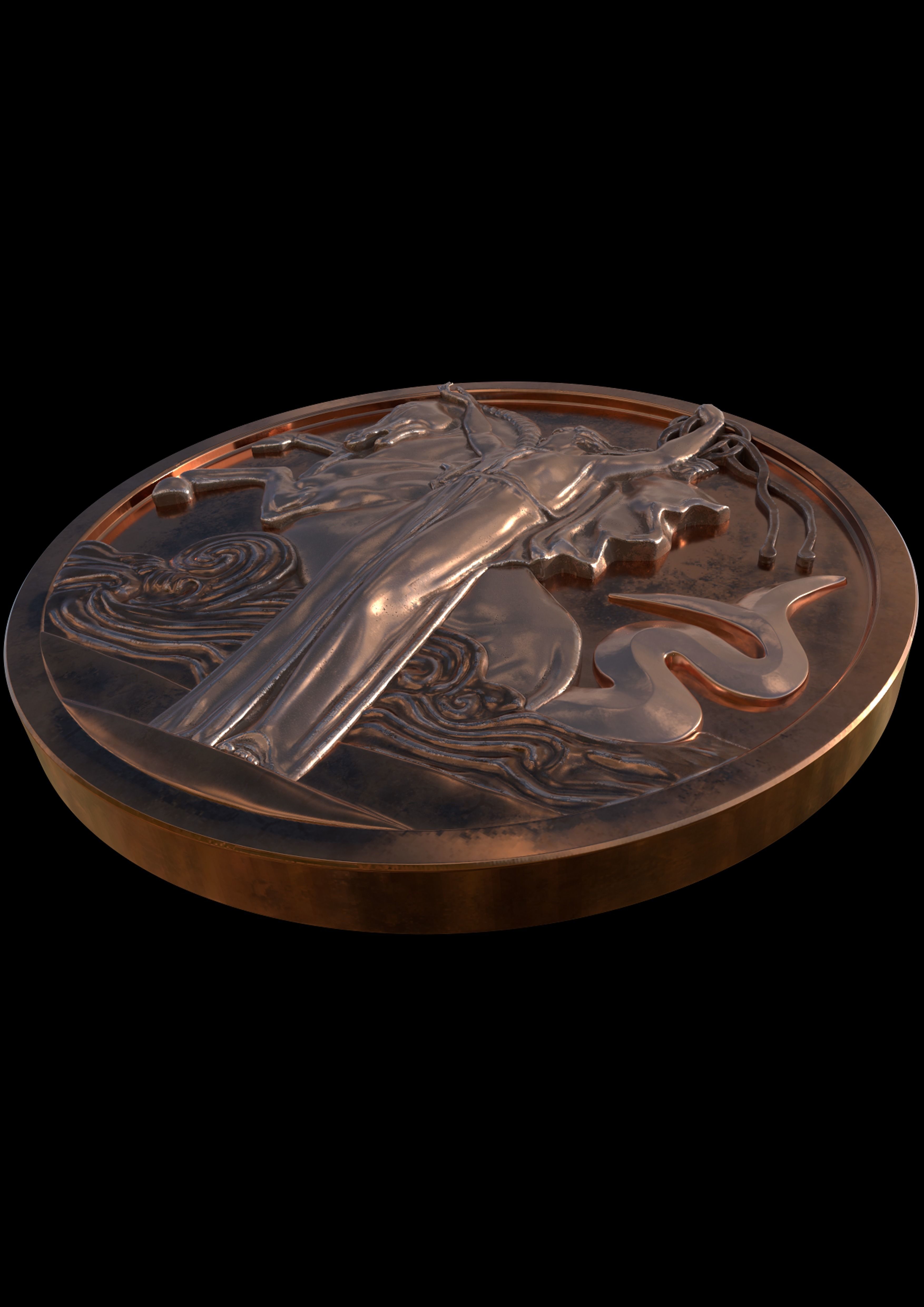 medal 3D model_1