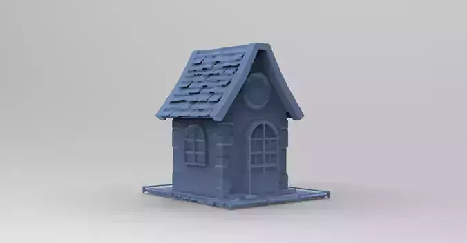 Treehouse Top low poly 