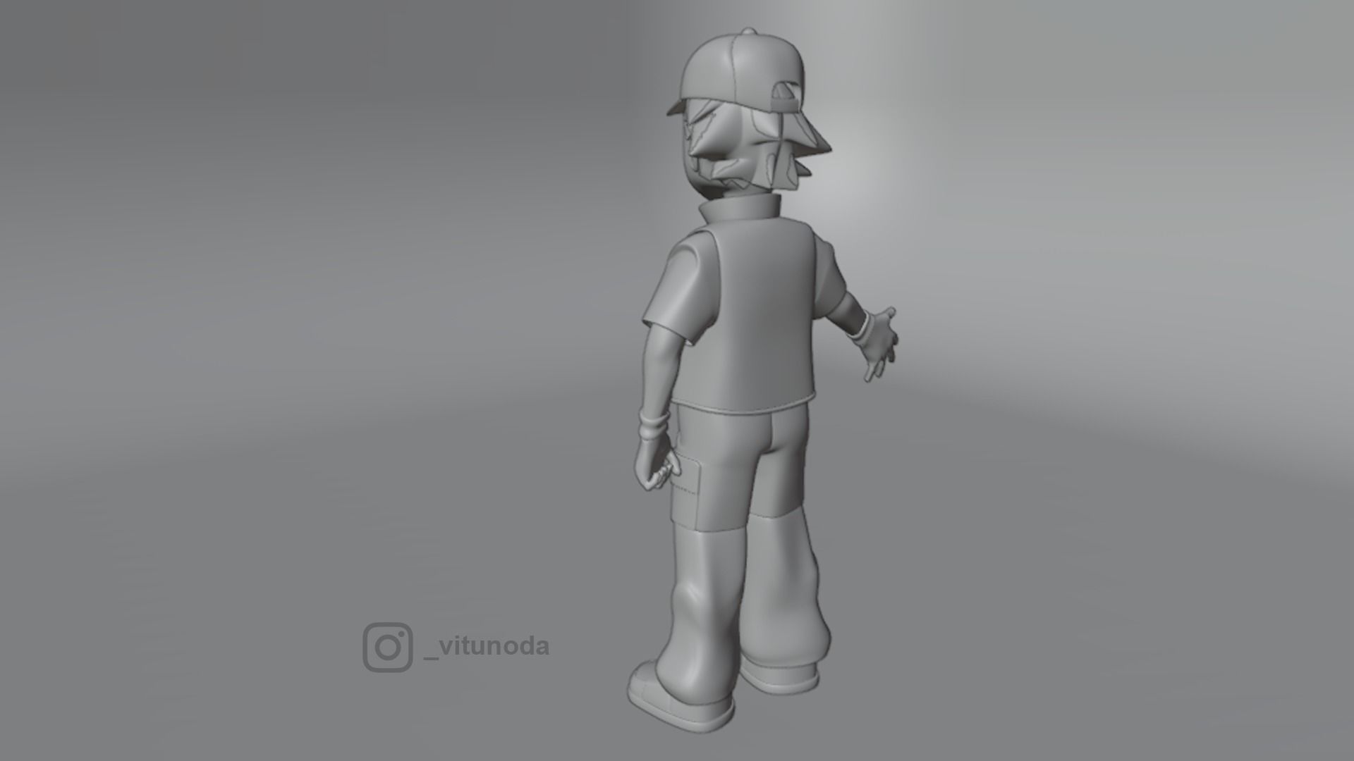 Ash Ketchum Pokemon 3D model_10