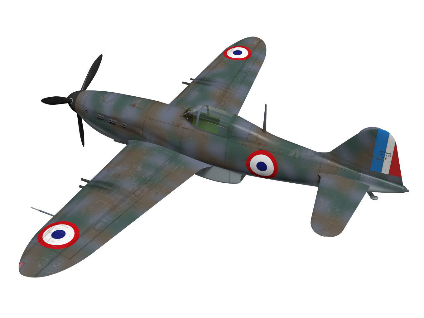 Arsenal VG33 3D model_1