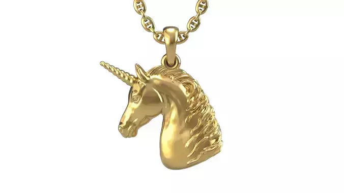 Unicorn pendant 