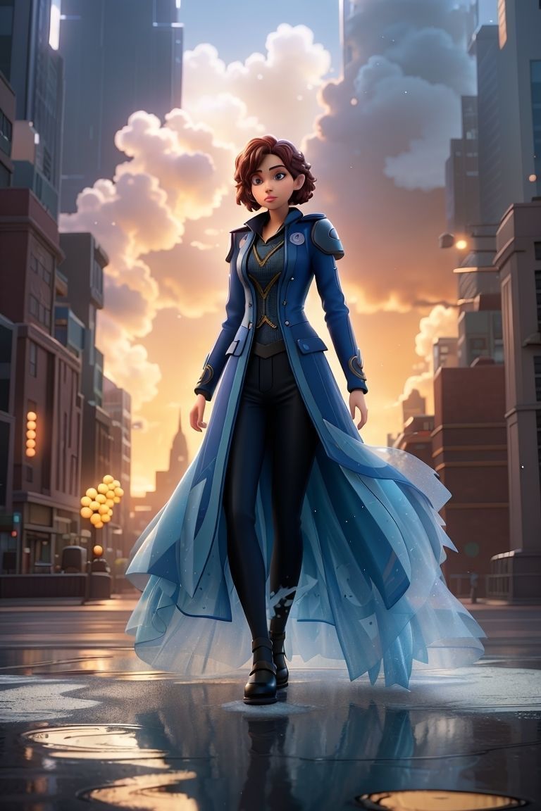 Pixar characters movie  Low-poly 3D model_4