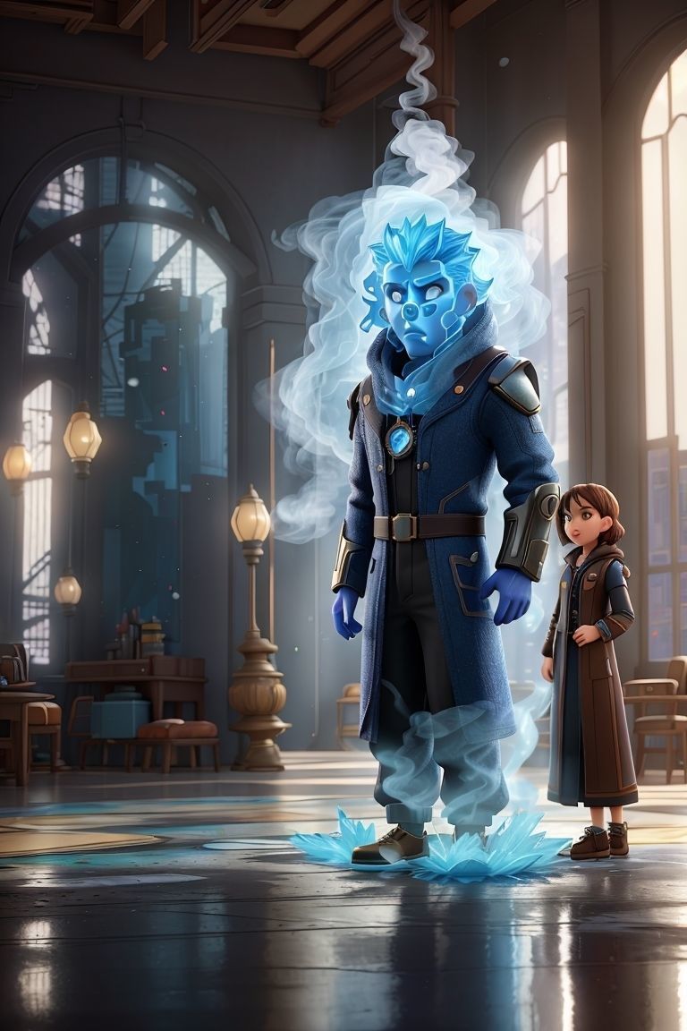 Pixar characters movie  Low-poly 3D model_7