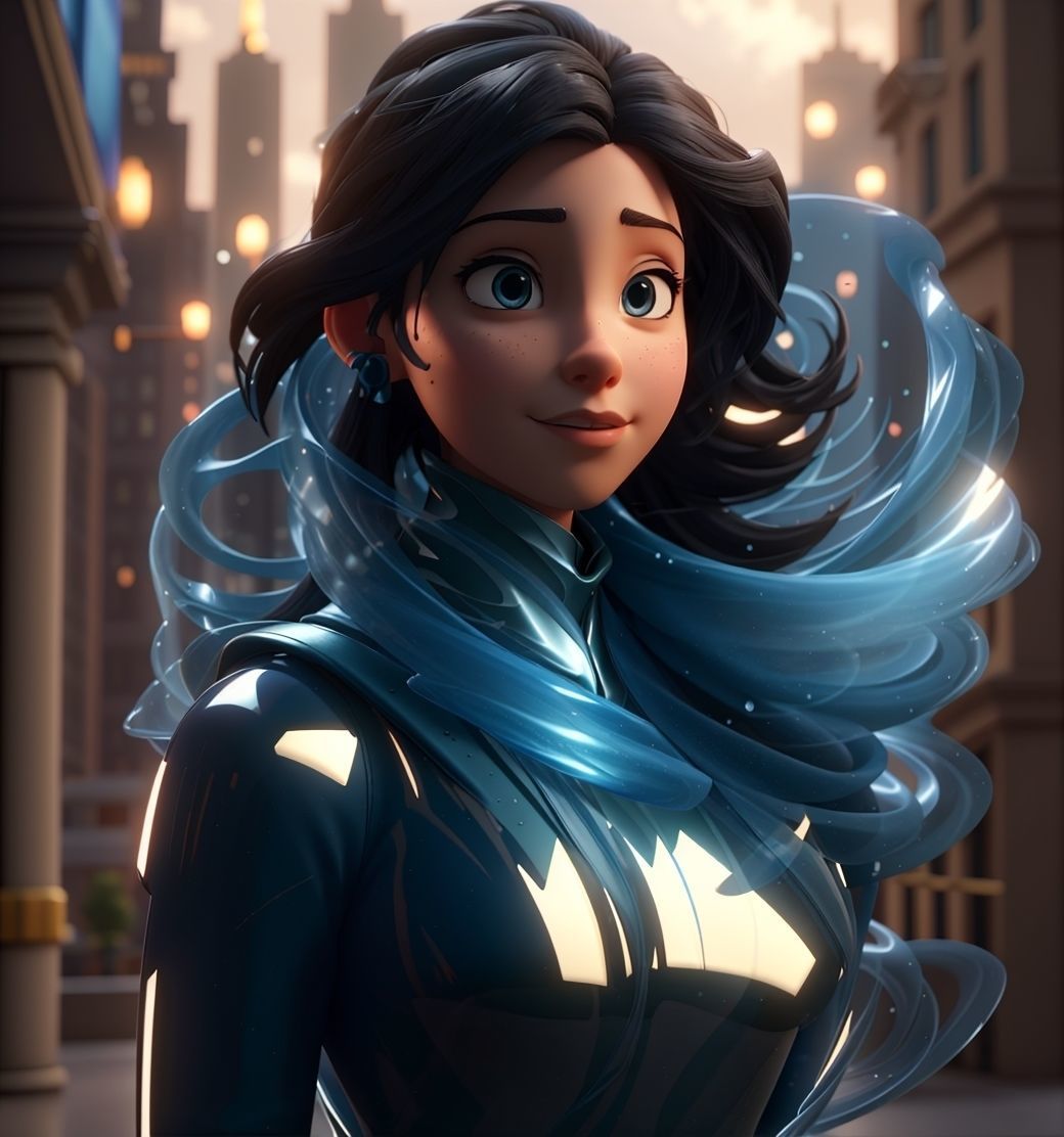 Pixar characters movie  Low-poly 3D model_3