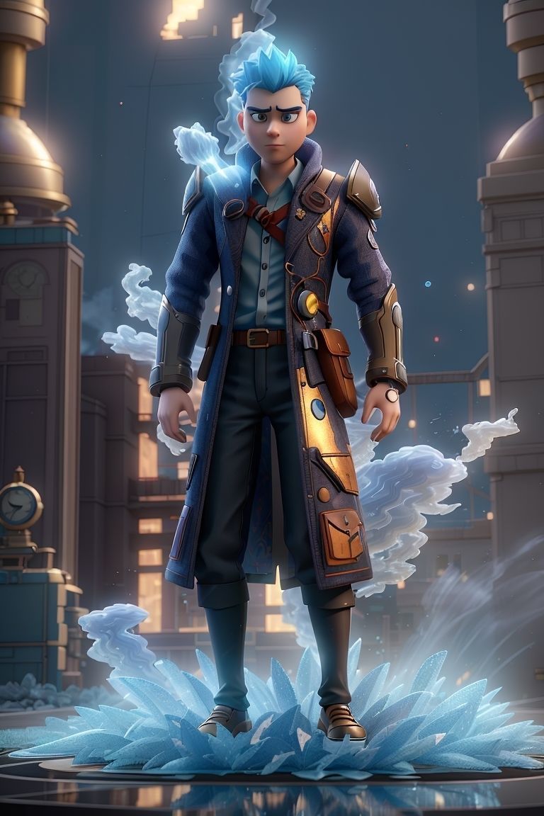 Pixar characters movie  Low-poly 3D model_19