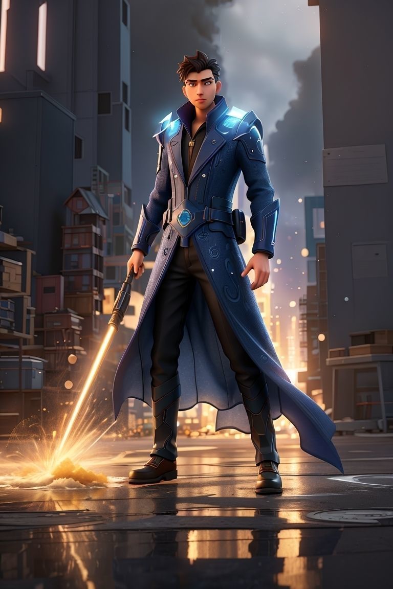 Pixar characters movie  Low-poly 3D model_1